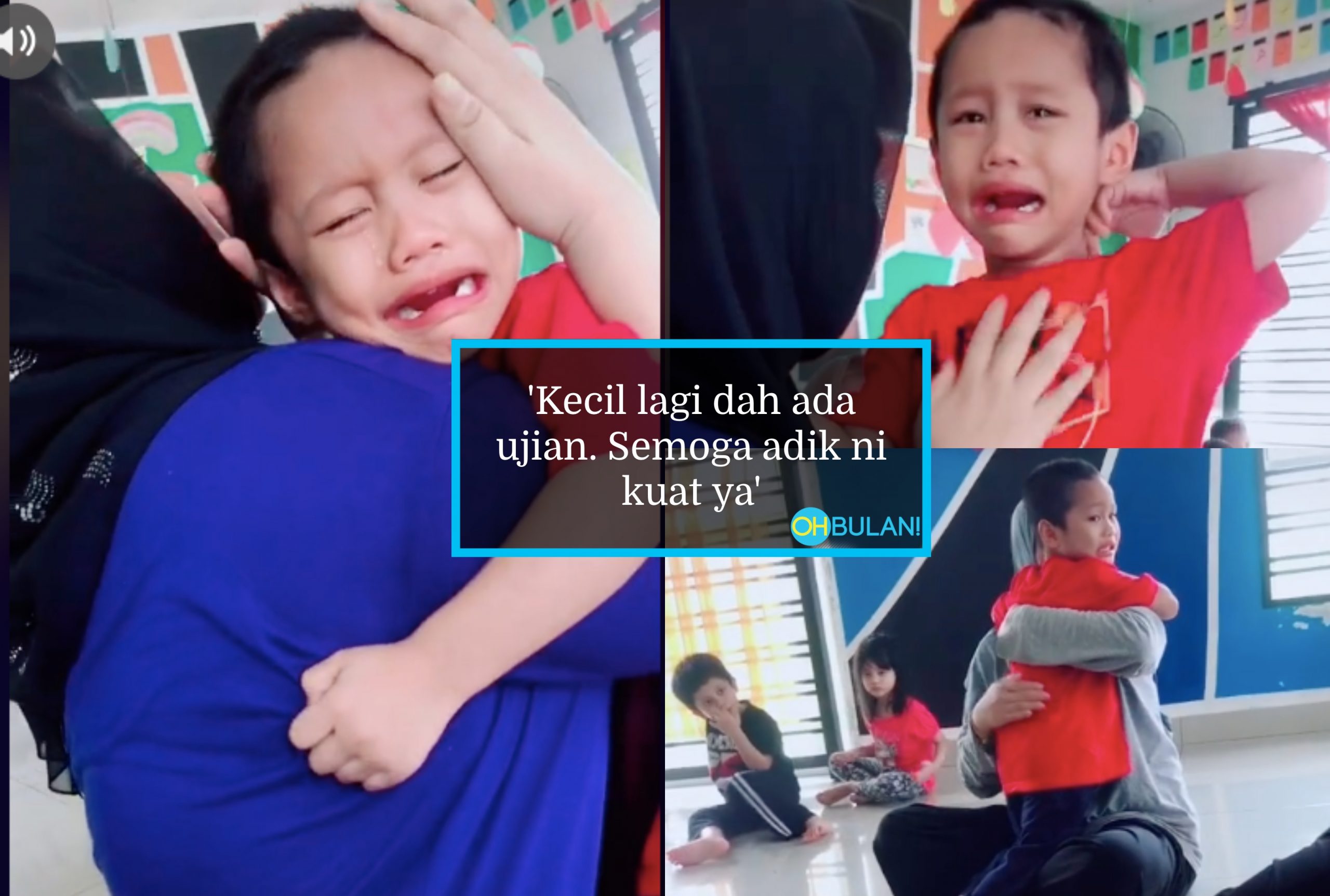 [VIDEO] Baru Kehilangan Bapa, Anak Kecil Ini Nangis & Peluk Cikgu Buat Kali ‘Terakhir’ Undang Sebak