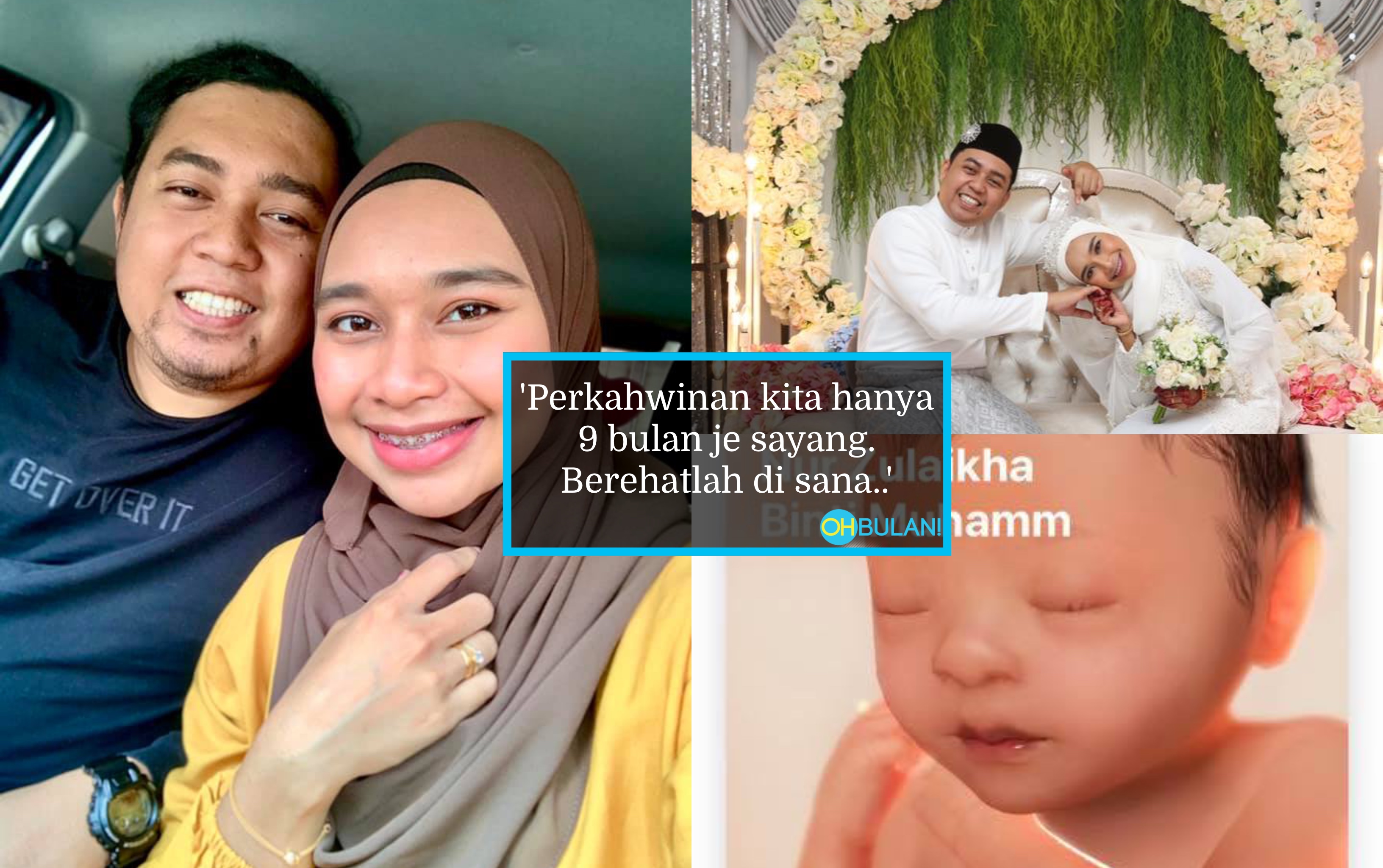 Berbaki 2 Bulan Sebelum Timang Anak Sulung, Isteri Sedih