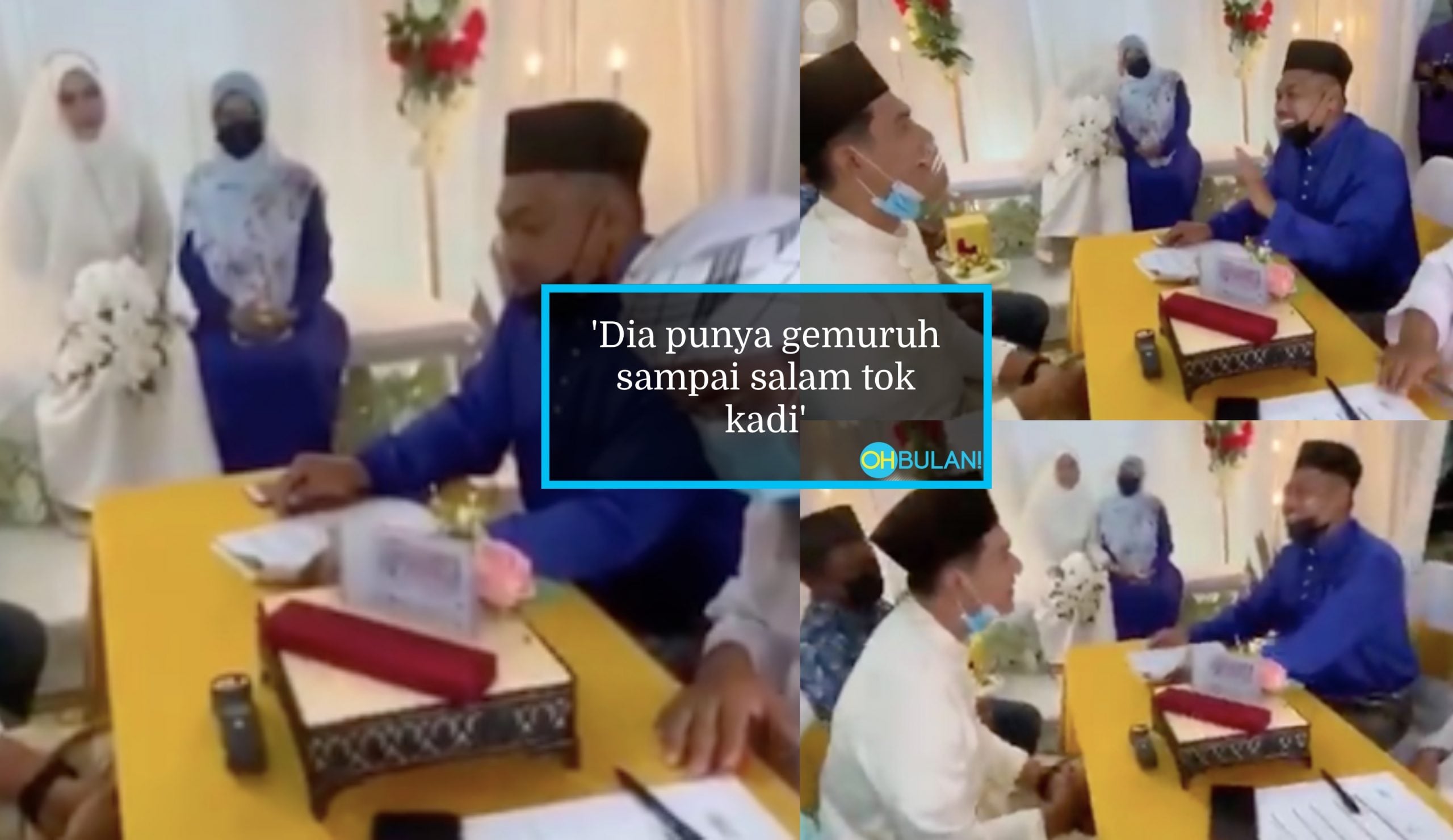 [VIDEO] Bukan Sebut Nama Anak Tapi Nama Sendiri! Bapa Pengantin Tersasul Masa Nikah Anak Bikin Berdekah