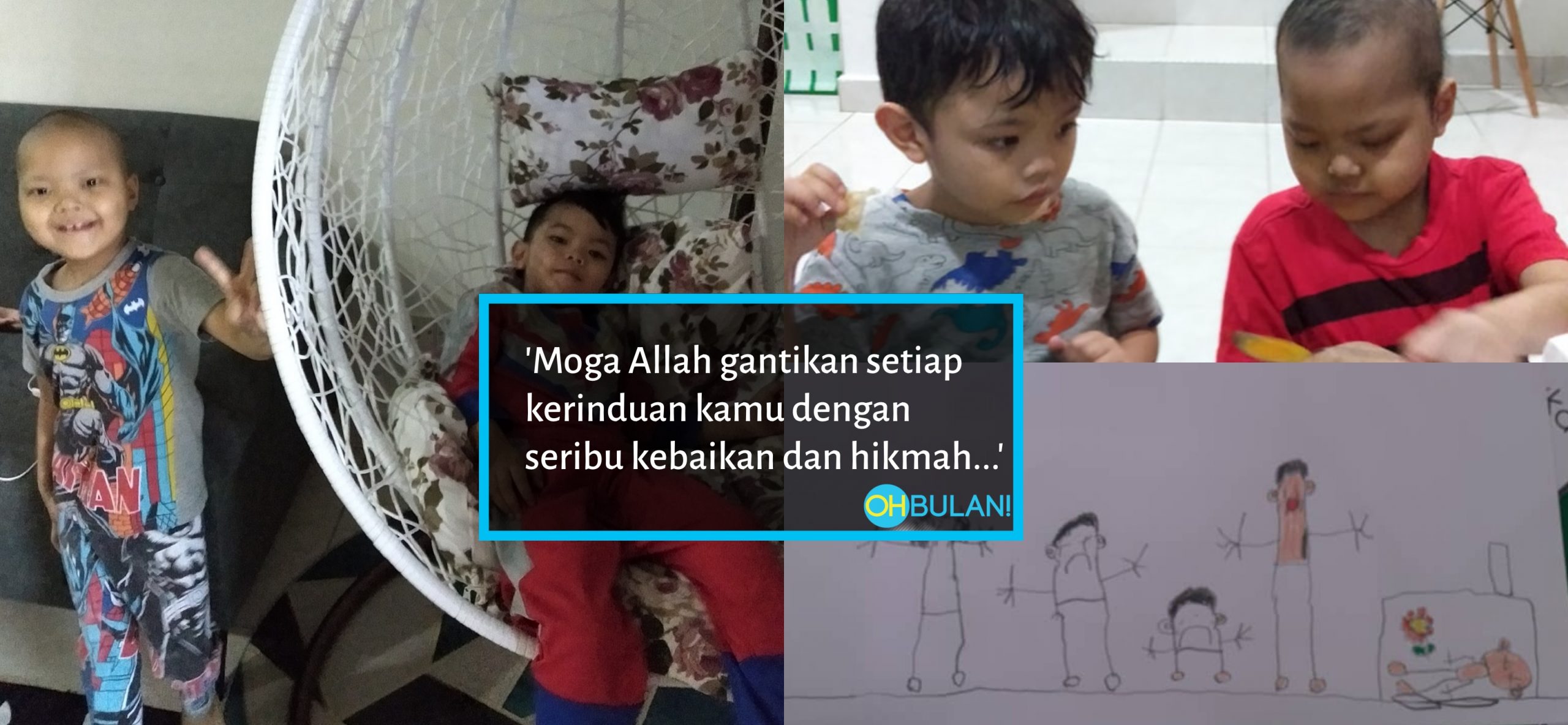 Wanita Sebak Guru Tadika Hantar Hasil Lukisan Anak, Gambar Arwah Abang Di Kubur