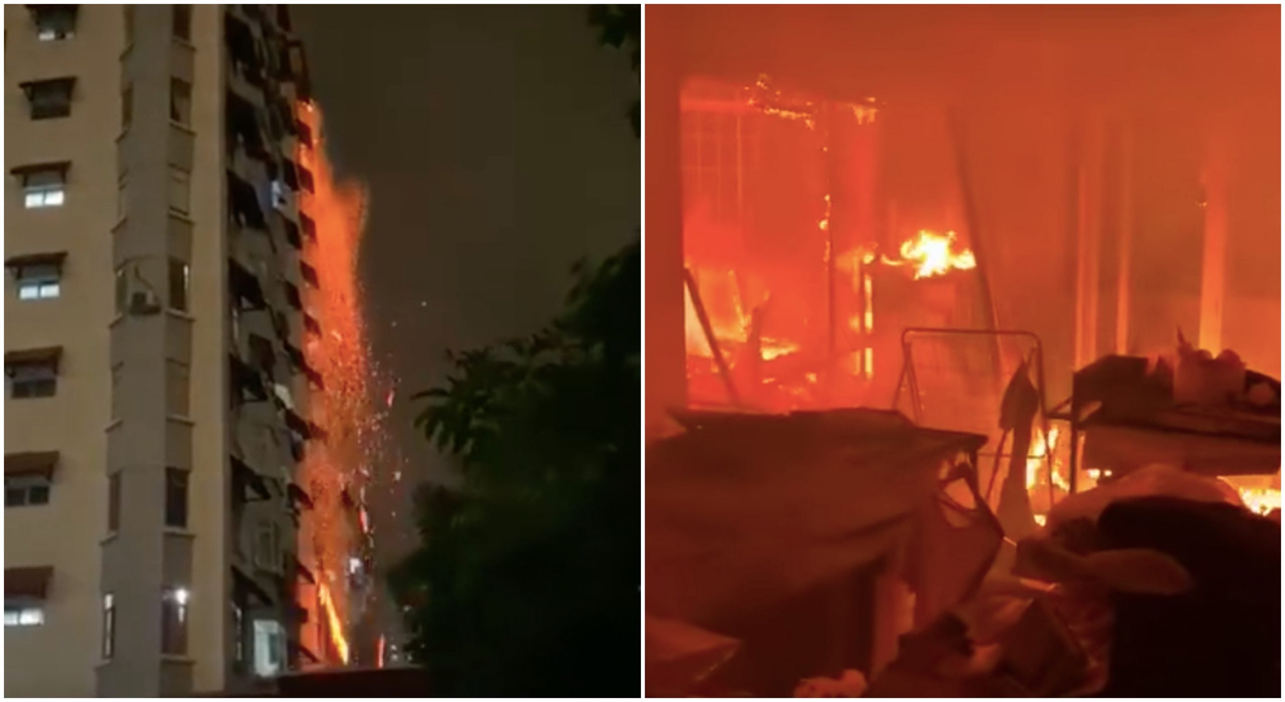 Kebakaran Rumah Di Kondominium OUG Bukit Jalil, 2 Unit Dijilat Api