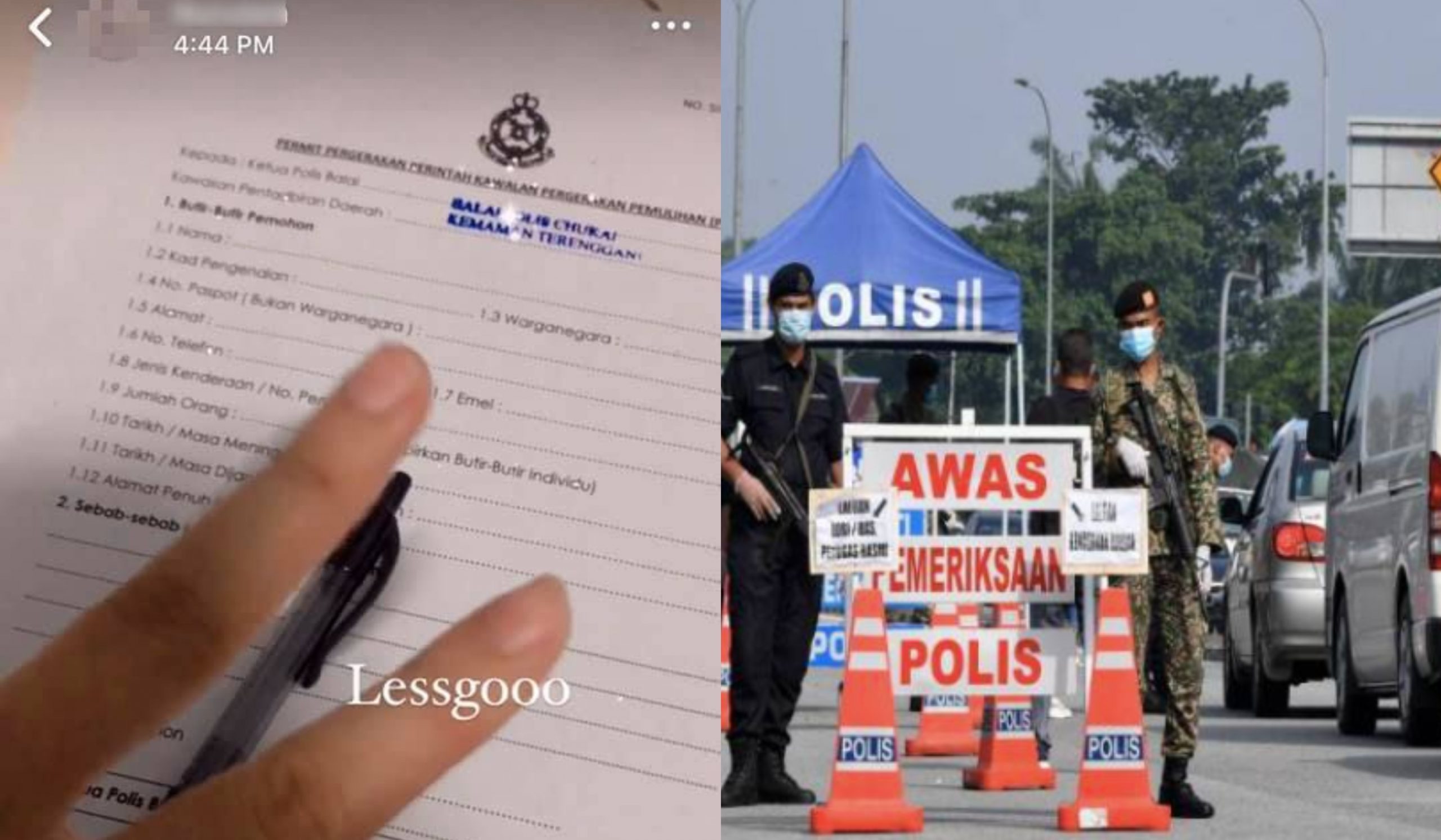 Polis Siasat Wanita Kongsi Borang Rentas Negeri ‘Kosong’, Didakwa Palsukan Tandatangan