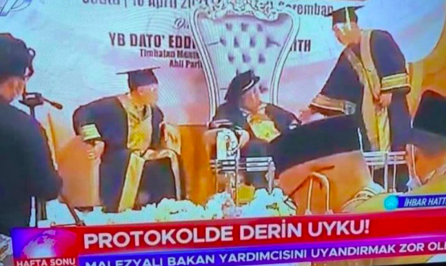 Viral Sampai Ke Turki Video Timbalan Menteri Tertidur