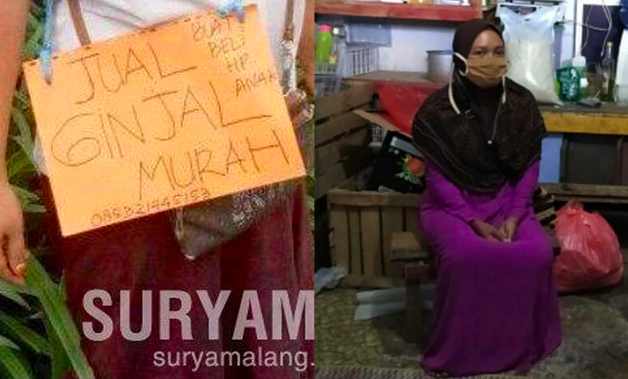 Jual Buah Pinggang Nak Bayar Hutang Jiran