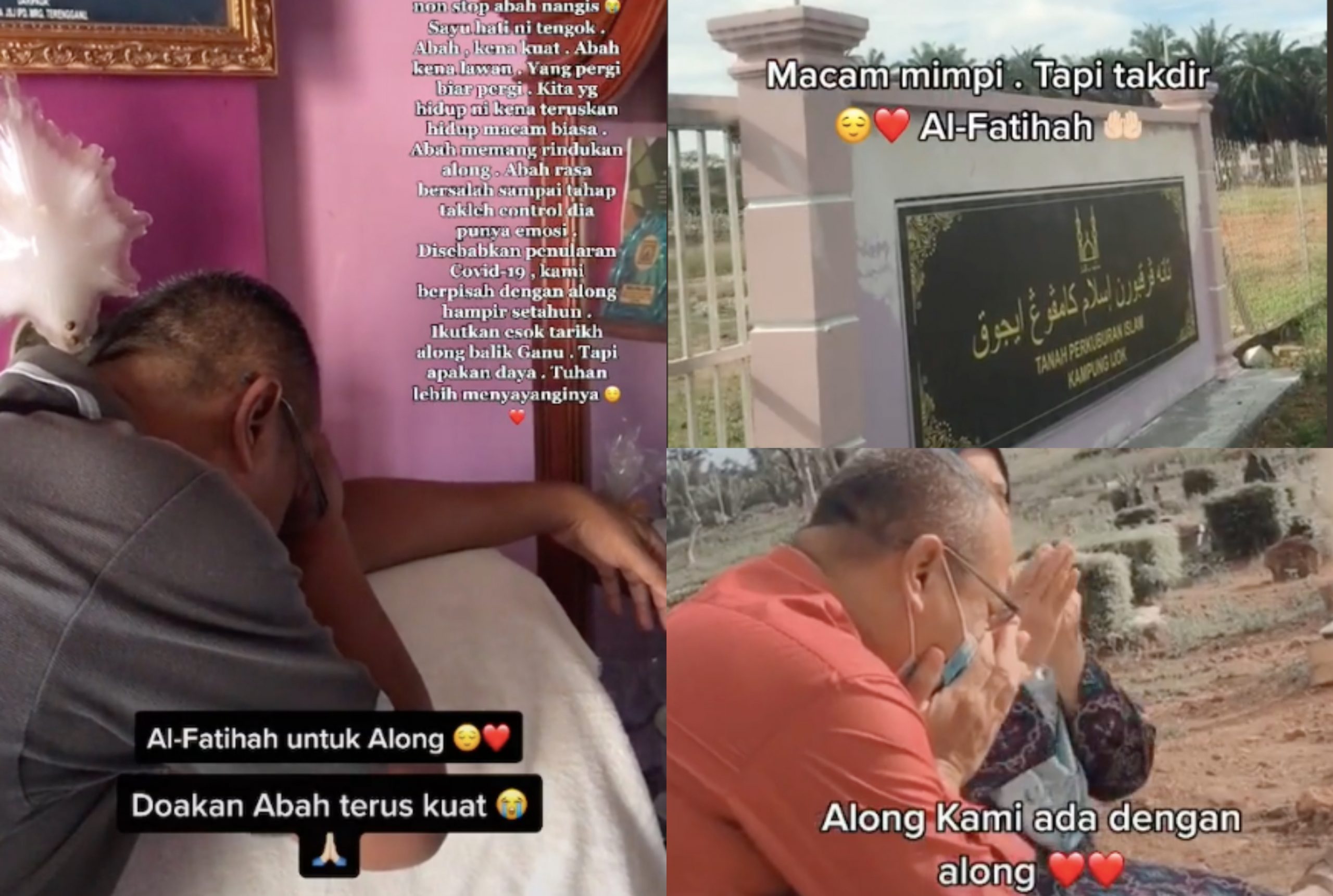 [VIDEO] ‘Terpisah’ Kerana Pandemik, Bapa Terkilan Tak Sempat Jumpa Anak Buat Kali Terakhir