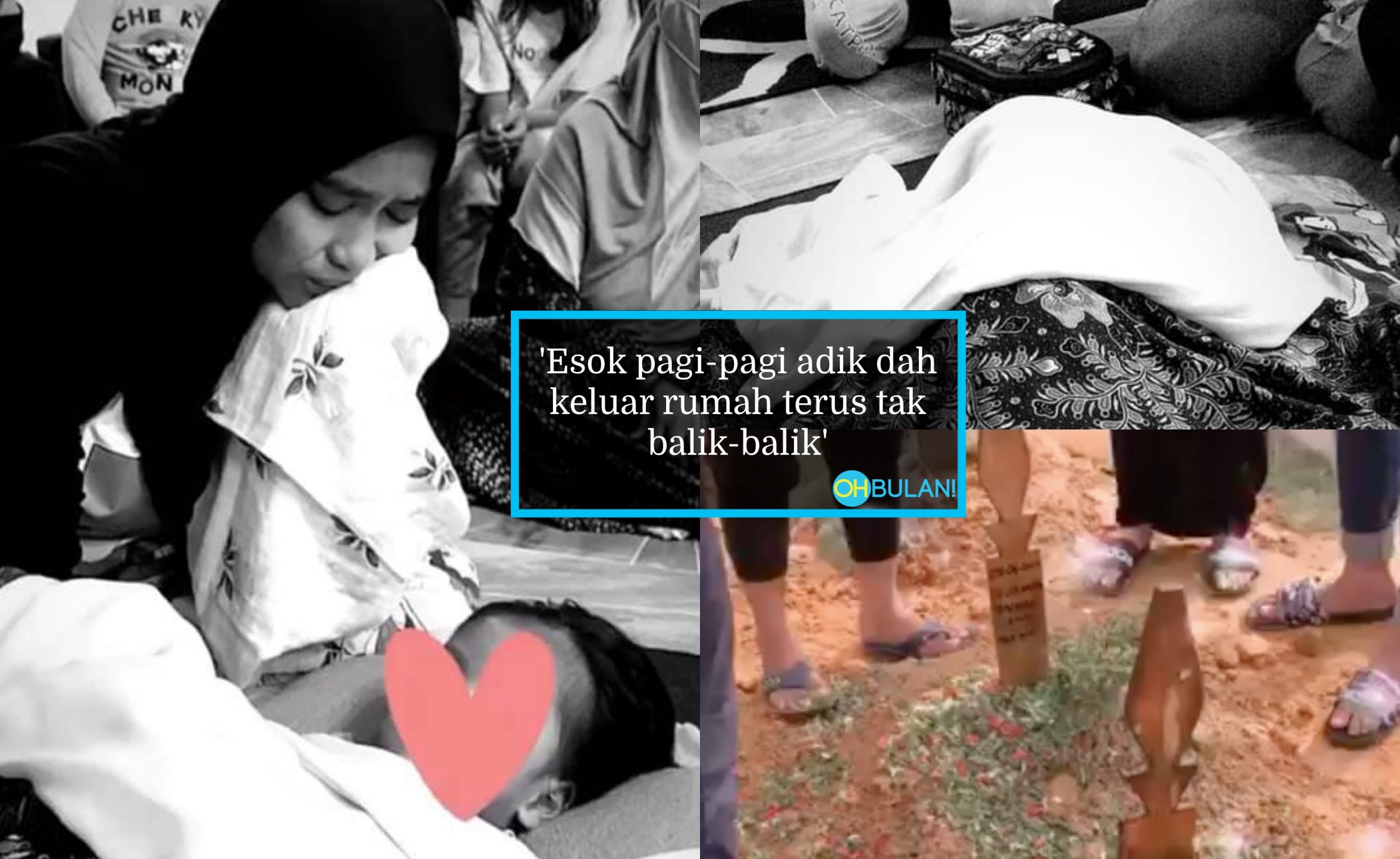 ‘Malam Ni Last Tidur Dengan Adik’ – Tak Sempat Jamah Makanan & Pakai Baju Baru, Anak Dijemput Ilahi