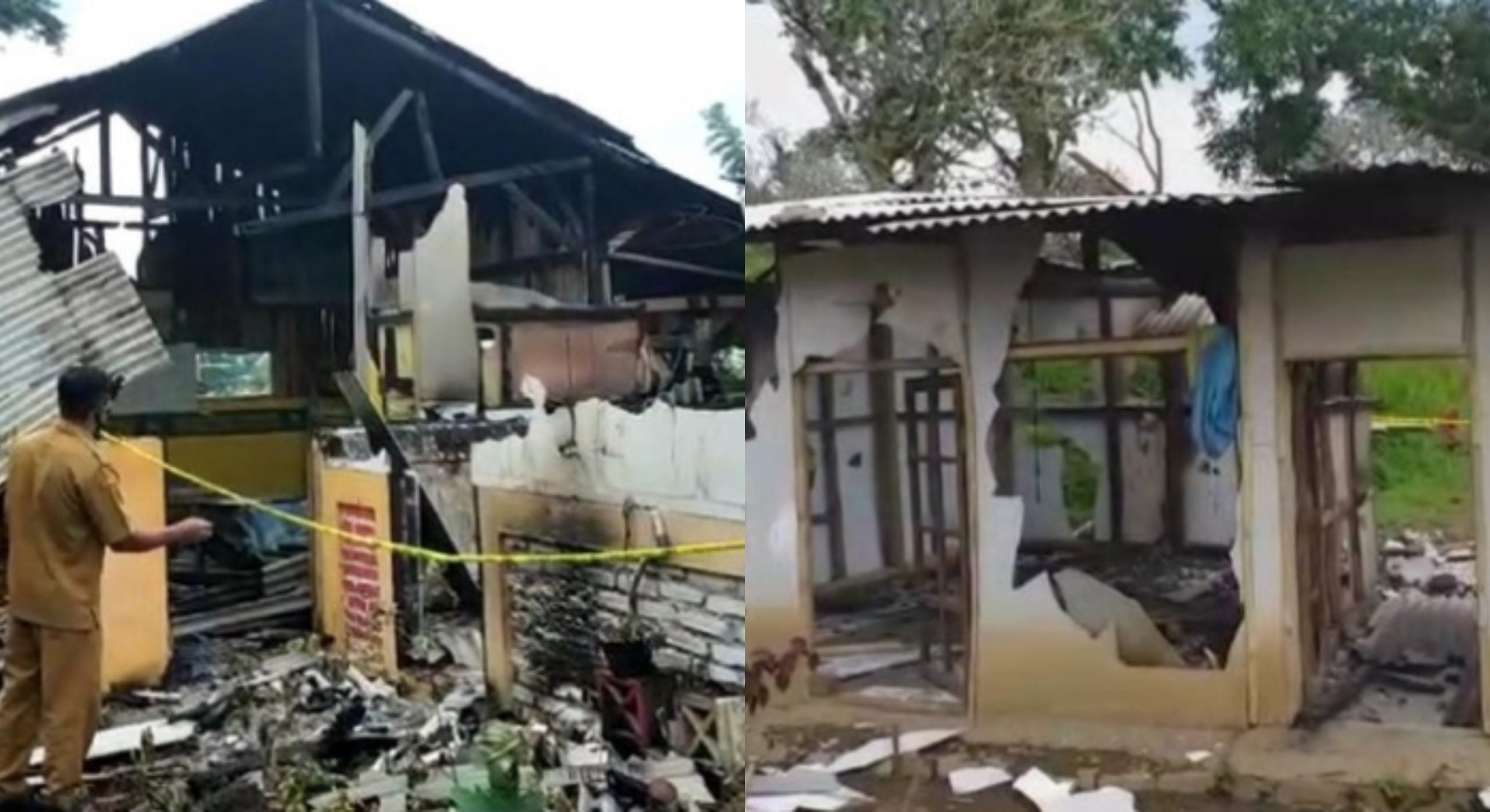 Orang Kampung Bakar Tempat Mengaji Selepas Anak Dakwa Dicabul Ustaz