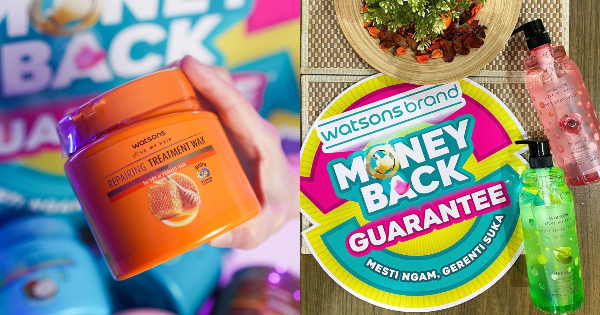 Watsons Beri Jaminan Wang Dikembalikan 100%, Lebih 1000 Produk Mereka Ditawarkan!