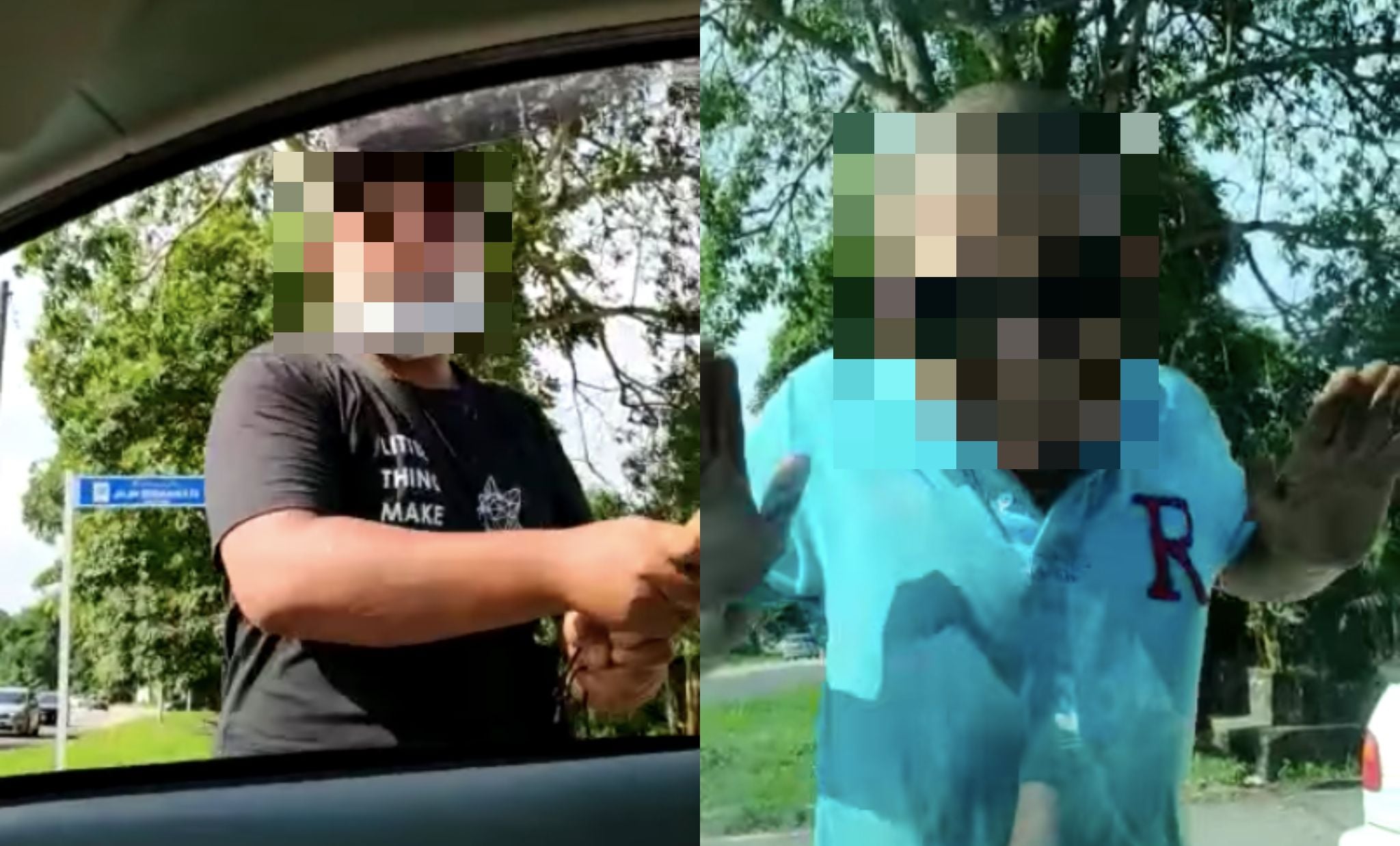 4 Samseng Serang Pemandu Kereta Berjaya Ditahan, Semua Positif Dadah