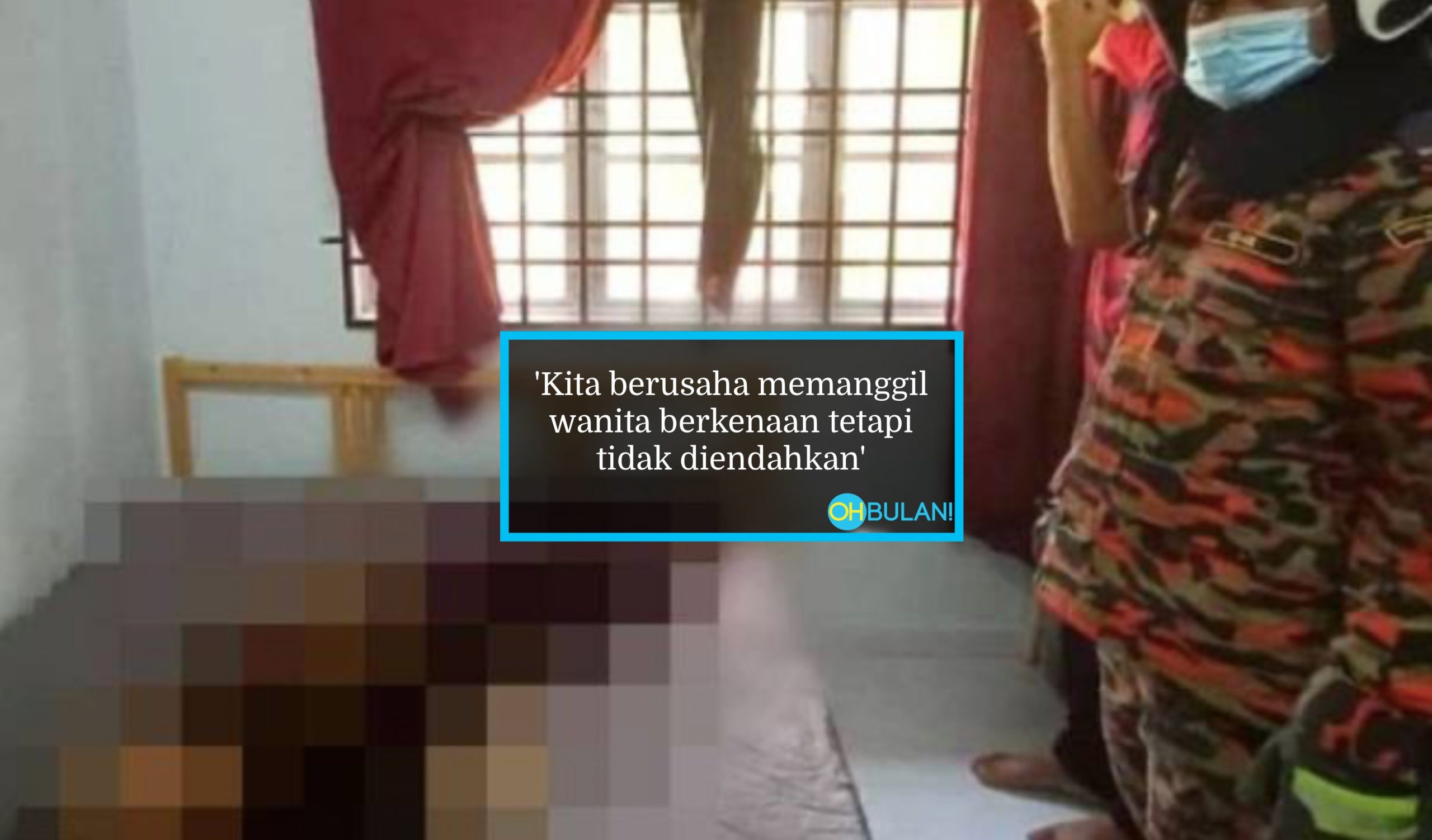 ‘Kurung’ Diri Dalam Bilik, Ibu Berpantang 7 Hari Cuba Jerut Leher Guna Tudung