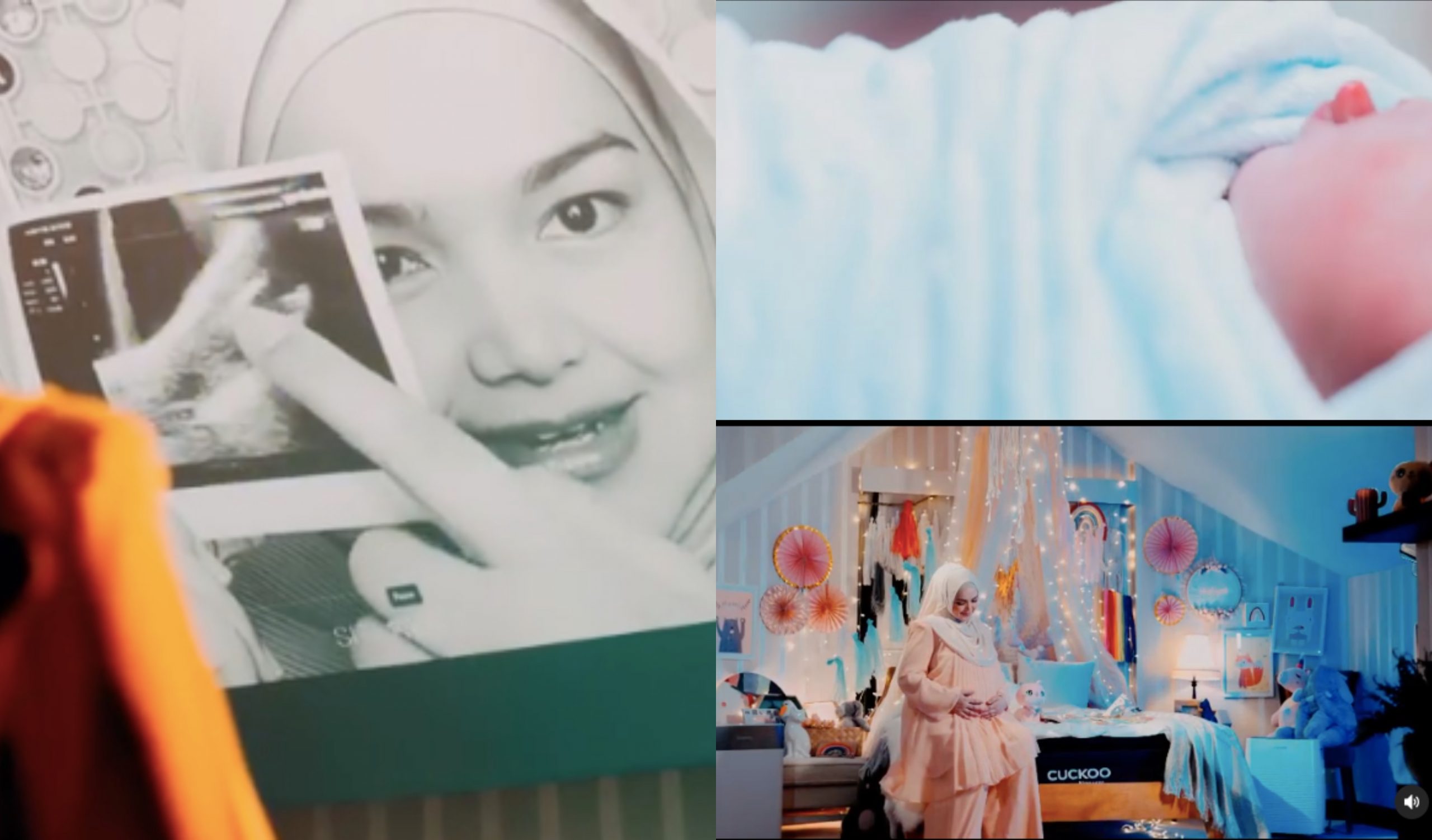 [FOTO&VIDEO] Siti Nurhaliza Selamat Bersalin Anak Kedua, Comel Macam Muka Aafiyah!