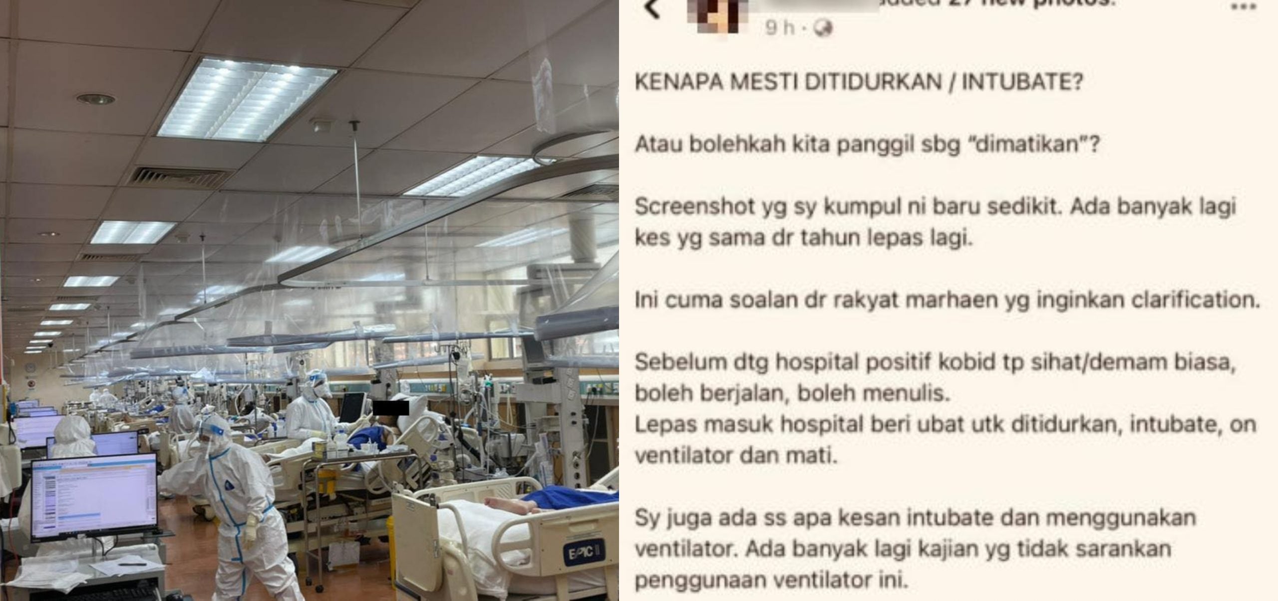 Persoal Penggunaan Ventilator Rawat Pesakit Covid-19, Doktor Ajak Golongan Ini Bersemuka