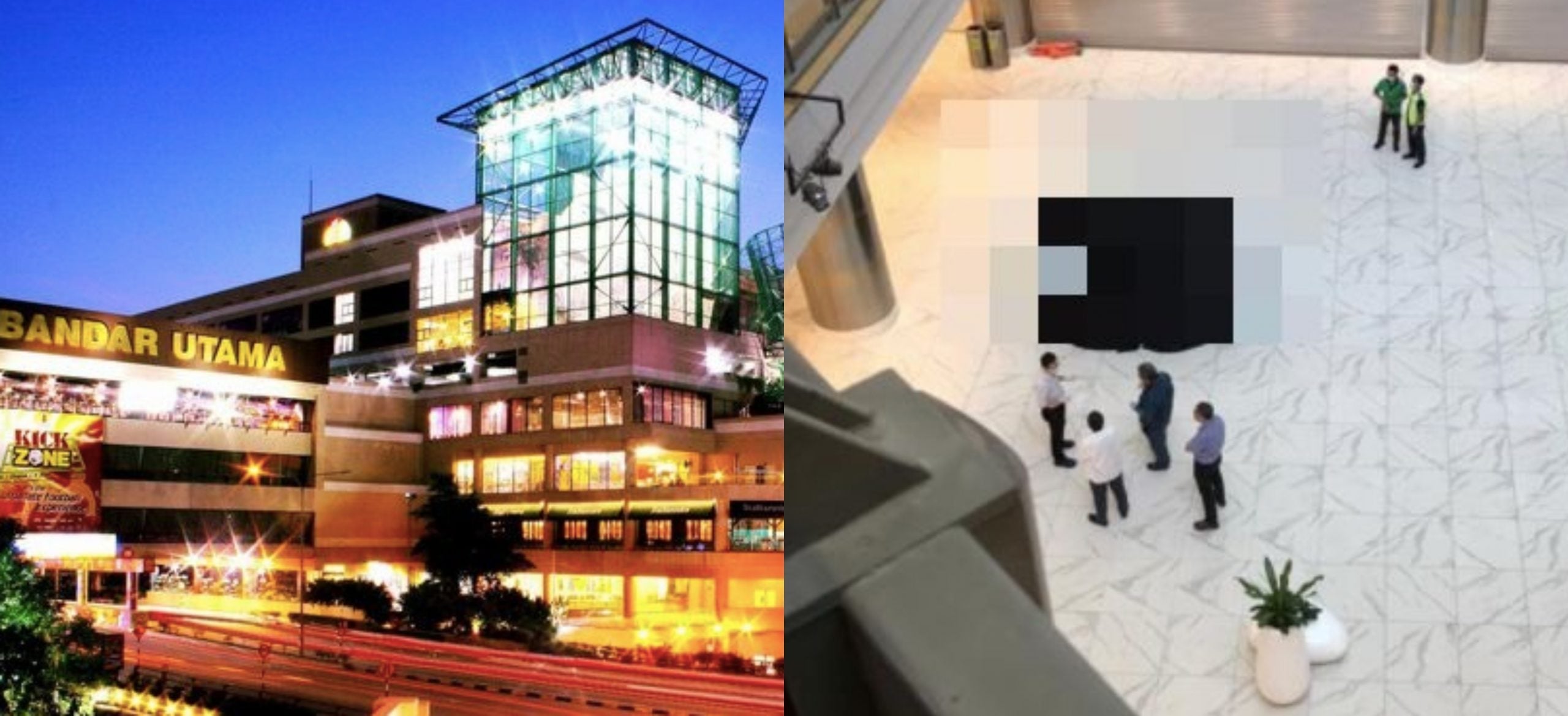 Wanita Maut Dipercayai ‘Terjatuh’ Dari Tingkat 4 Pusat Beli Belah 1 Utama
