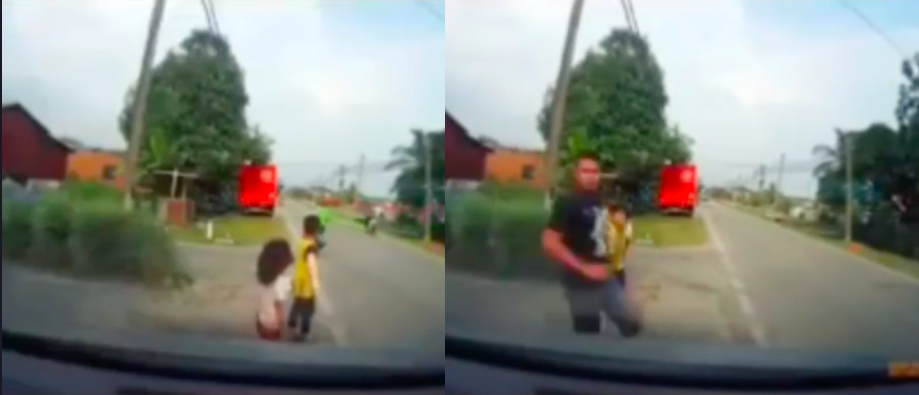 [VIDEO] Kanak-Kanak 5 Tahun Parah Dilanggar Ketika Lintas Jalan..Kuat Bunyi Dentuman!