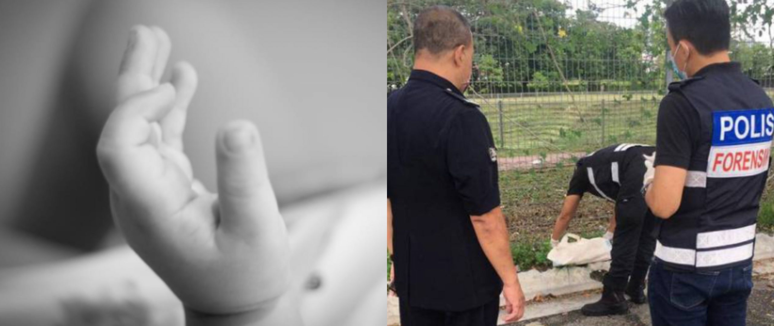 Mayat Bayi Ditemukan Dalam Beg, Ditinggalkan Di Tepi Pagar - Vimarsana News
