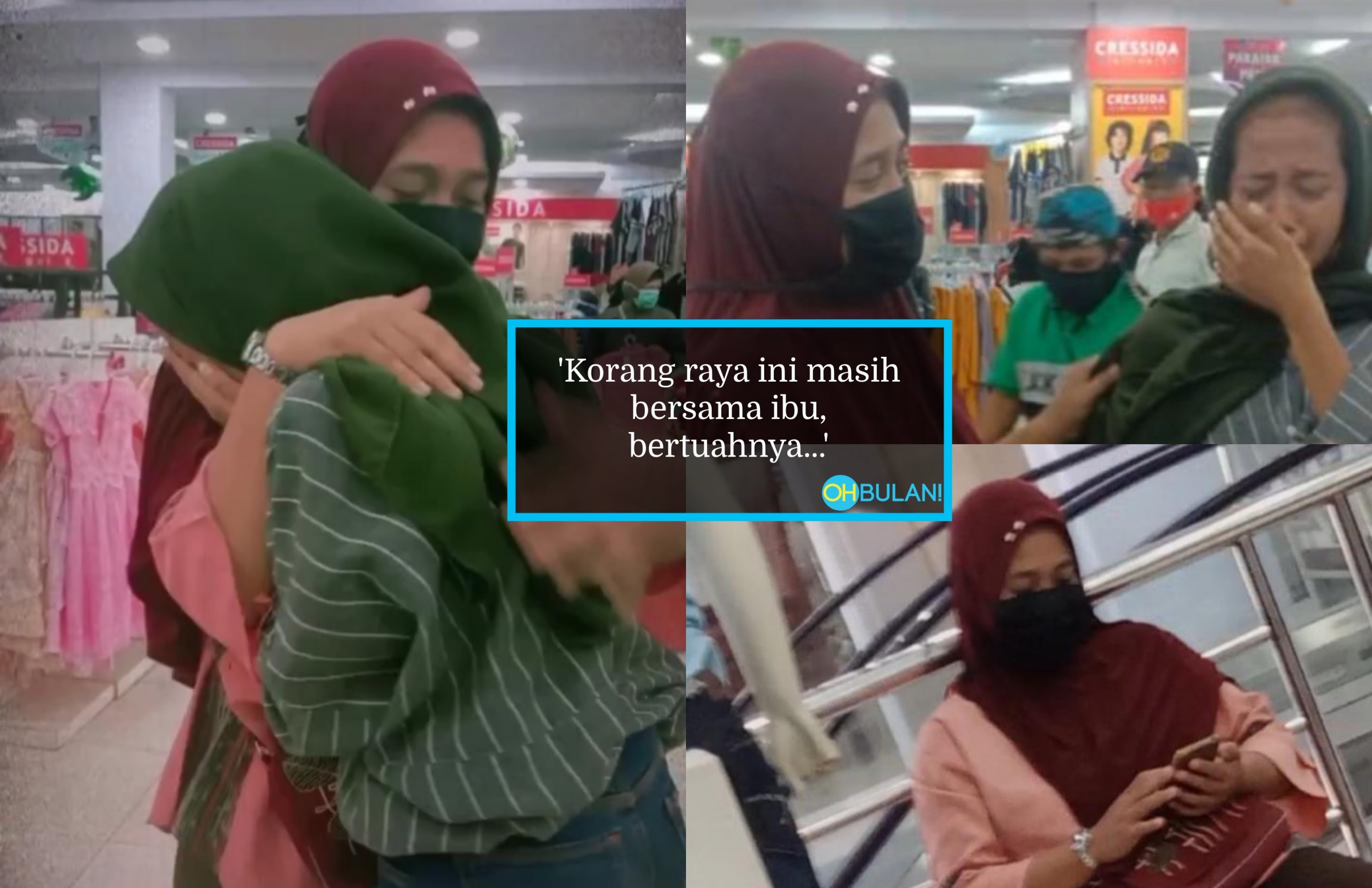 Bertahun Cari Ibu Tapi Tak Jumpa, Gadis Sebak Nampak Wanita Mirip Ibu Sampai Minta Izin Nak Peluk