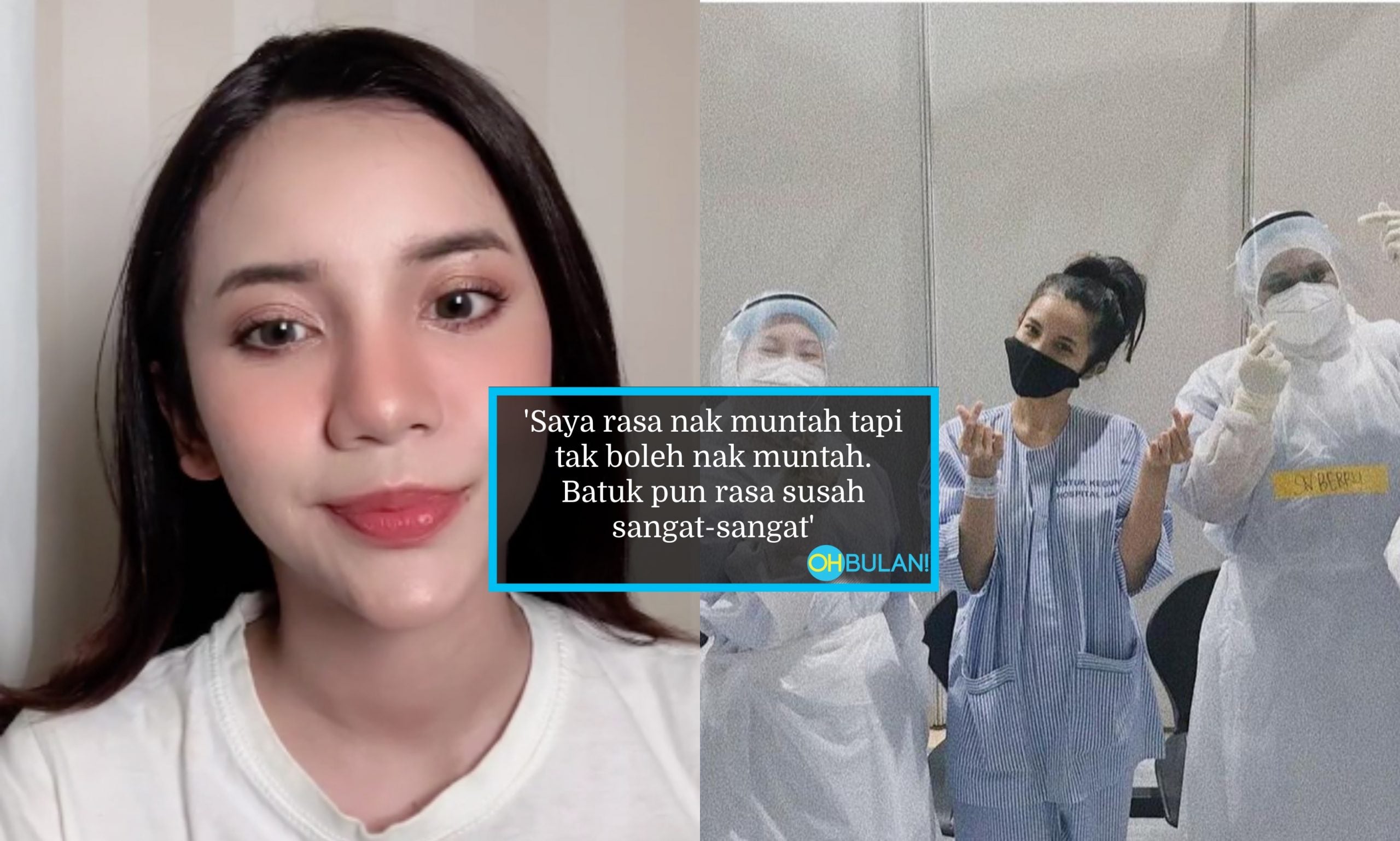 ‘Ini Hari Terakhir Aku Ke’ –  Sesak Nafas, Batuk & Cirit-Birit, Sweet Qismina Kongsi Pengalaman Dijangkiti Covid-19