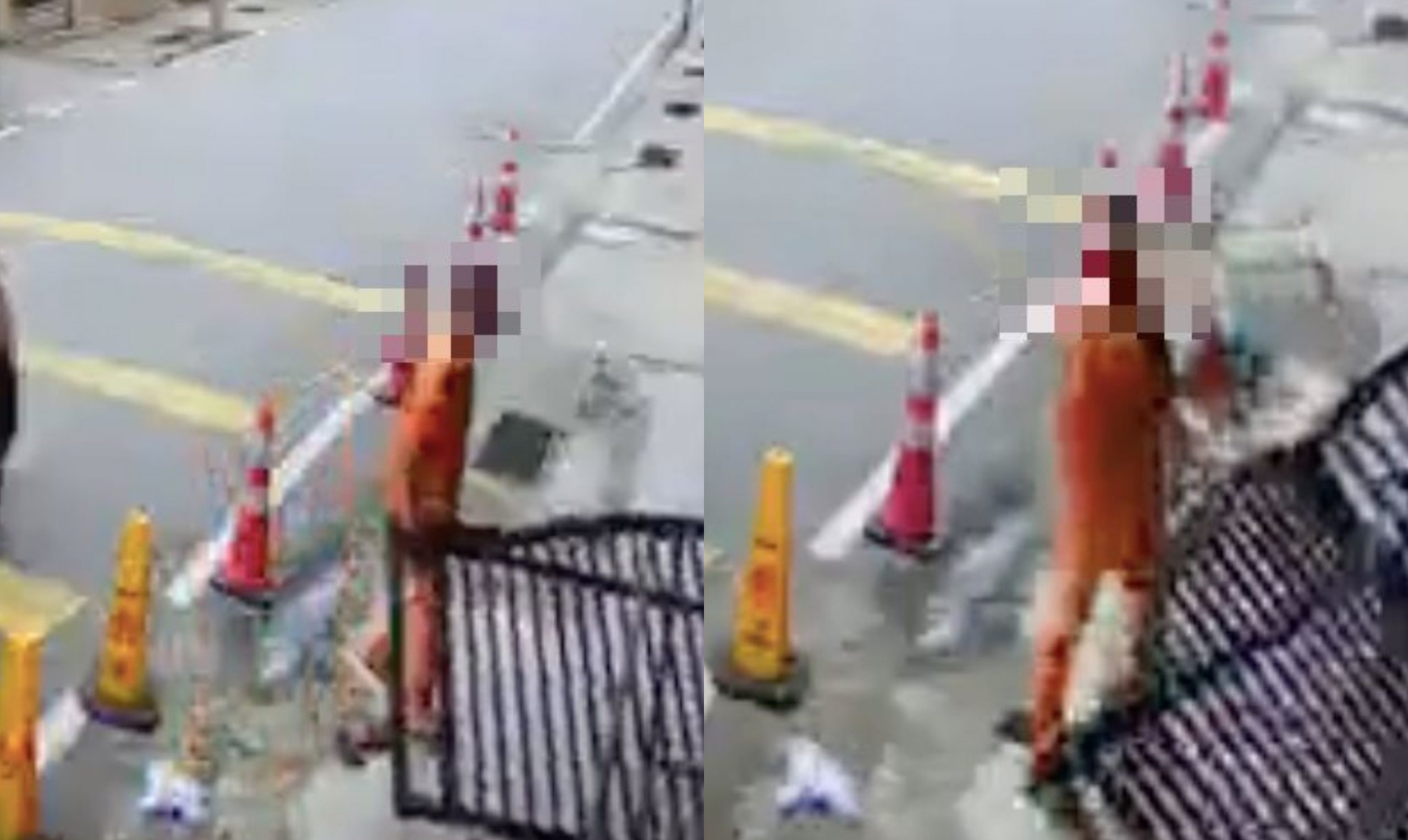 Mengamuk Tendang Pintu Pagar Masjid Tak Boleh Masuk Solat Jumaat