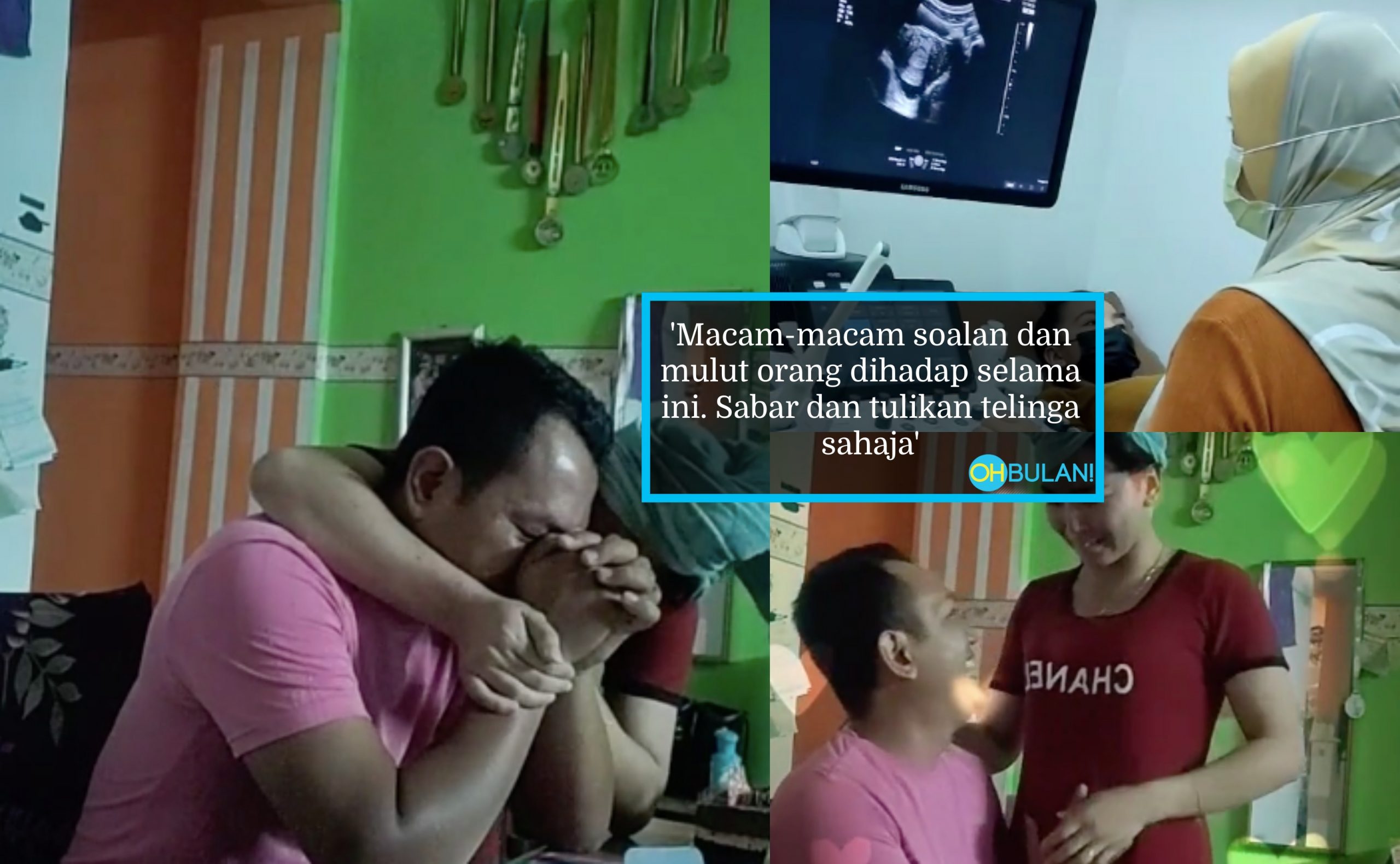 [VIDEO] ‘Sabar & Tulikan Telinga’ – 7 Tahun Orang Mengata, Pasangan Menangis Bakal Sambut Zuriat Pertama
