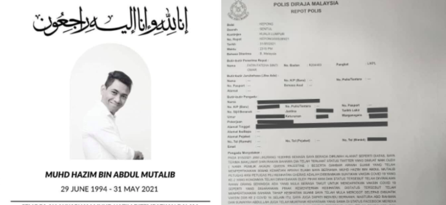 ‘Jangan Tabur Fitnah’ – Wanita Lapor Polis Dakwaan Suami Meninggal Sebab Vaksin