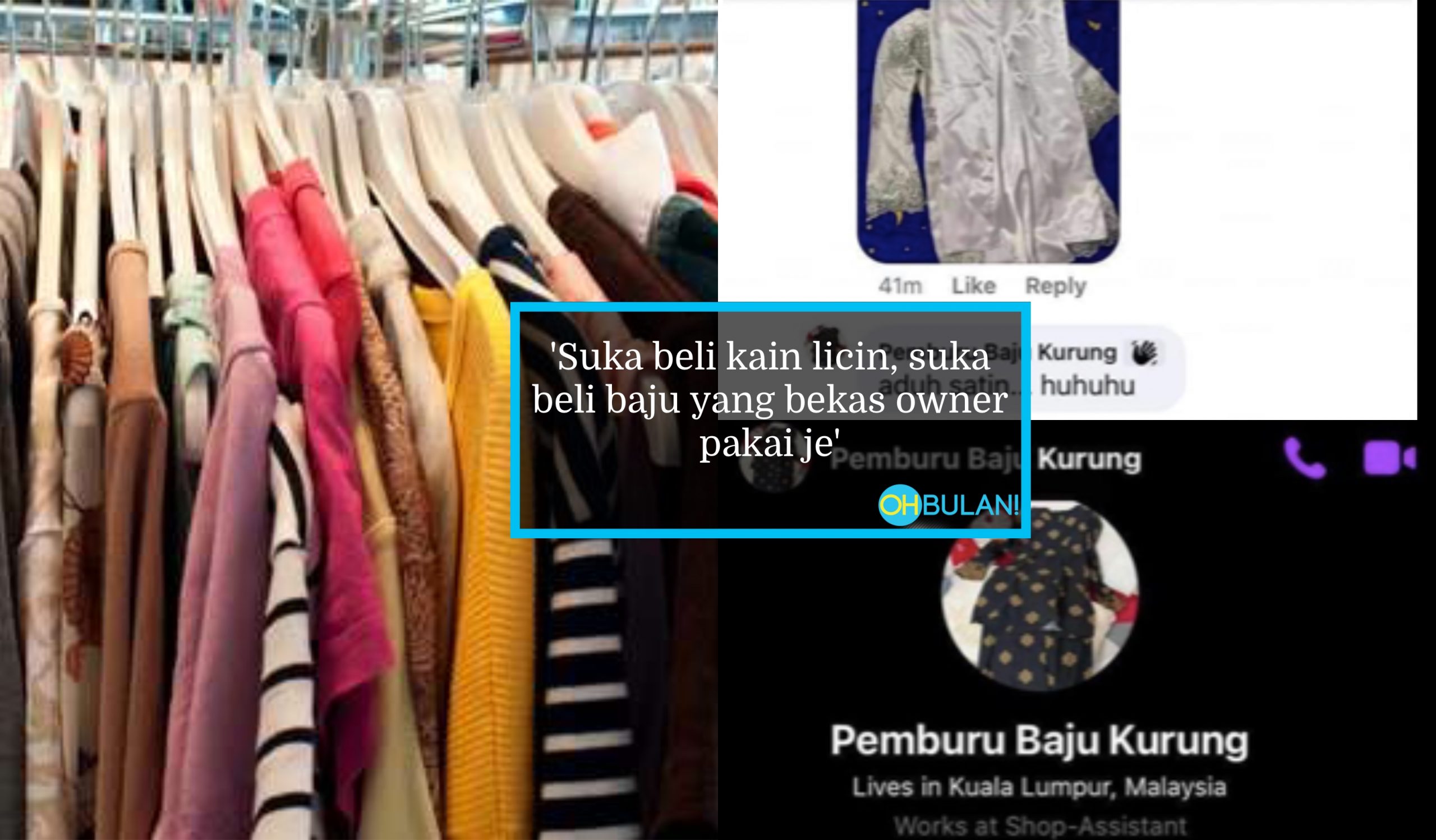 Lelaki Puaskan Nafsu Beli Baju Terpakai Wanita