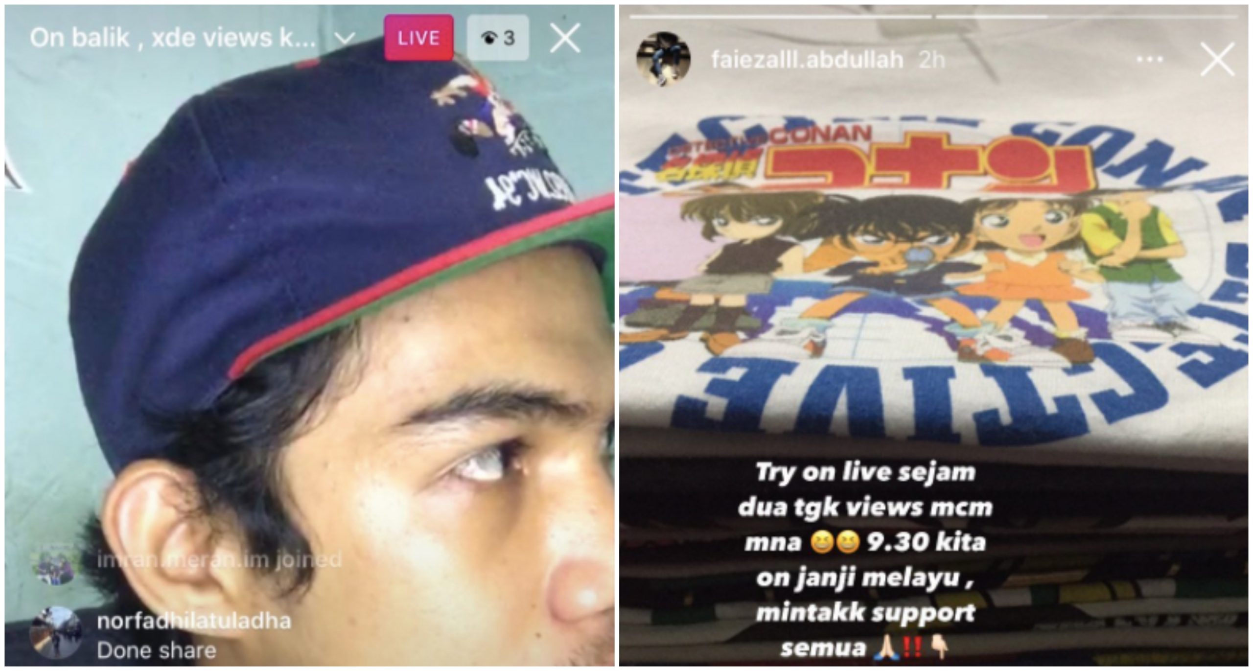 Live Hanya 2-3 Orang Je Yang Tengok, Kakak Sedih Lihat Usaha Adik Niaga Baju Bundle Siang Malam