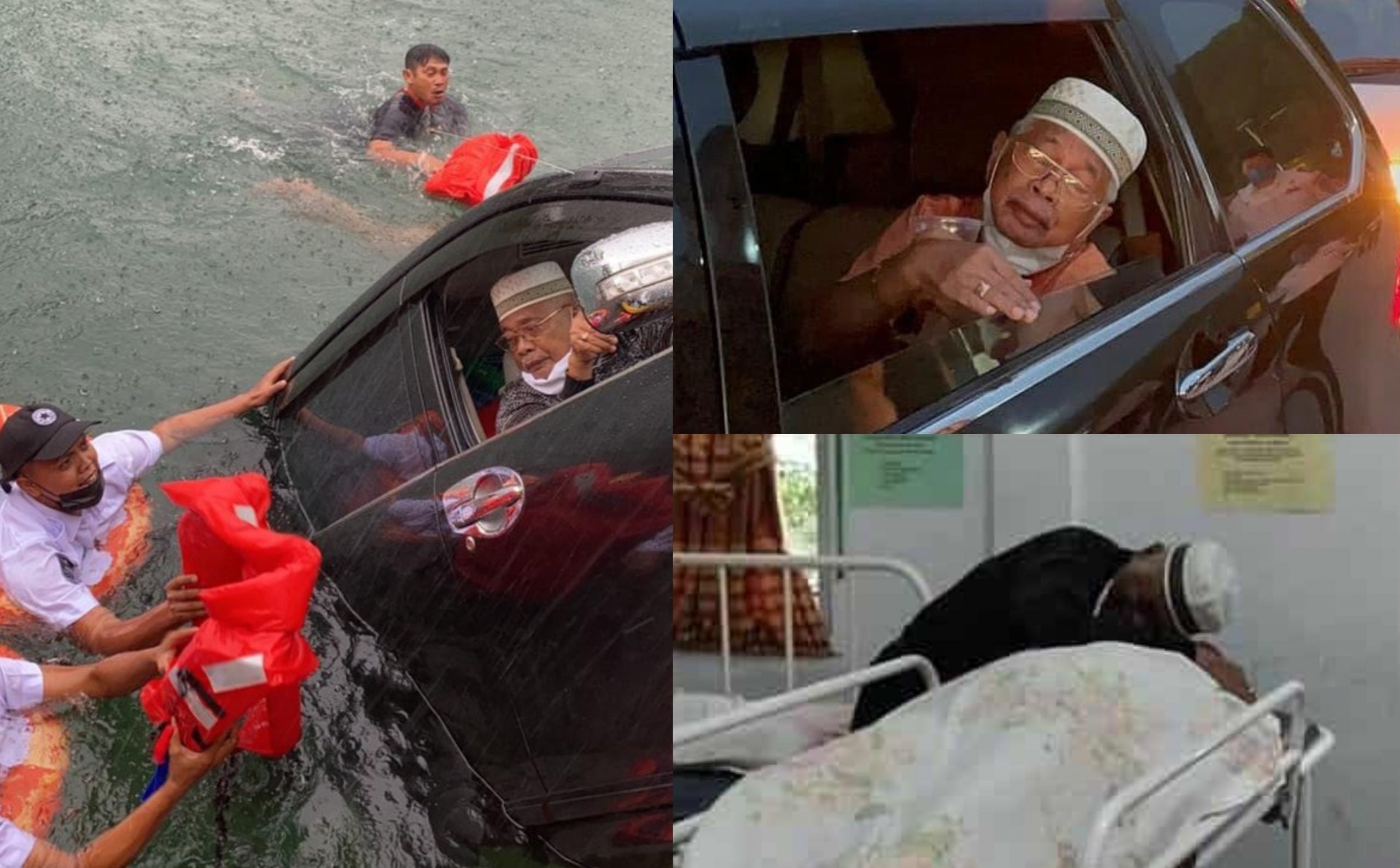 [VIDEO] Kereta Terjunam Dalam Tasik, Ayah Terkial Pakai ‘Life Jacket’ Sayu Anak Tak Dapat Diselamatkan