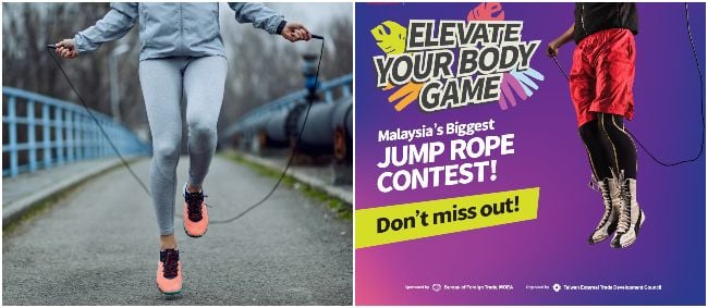 Rekod Video Korang Buat Jump-Rope Selama 1 Minit Dan Menangi Hadiah Bernilai RM30,000!