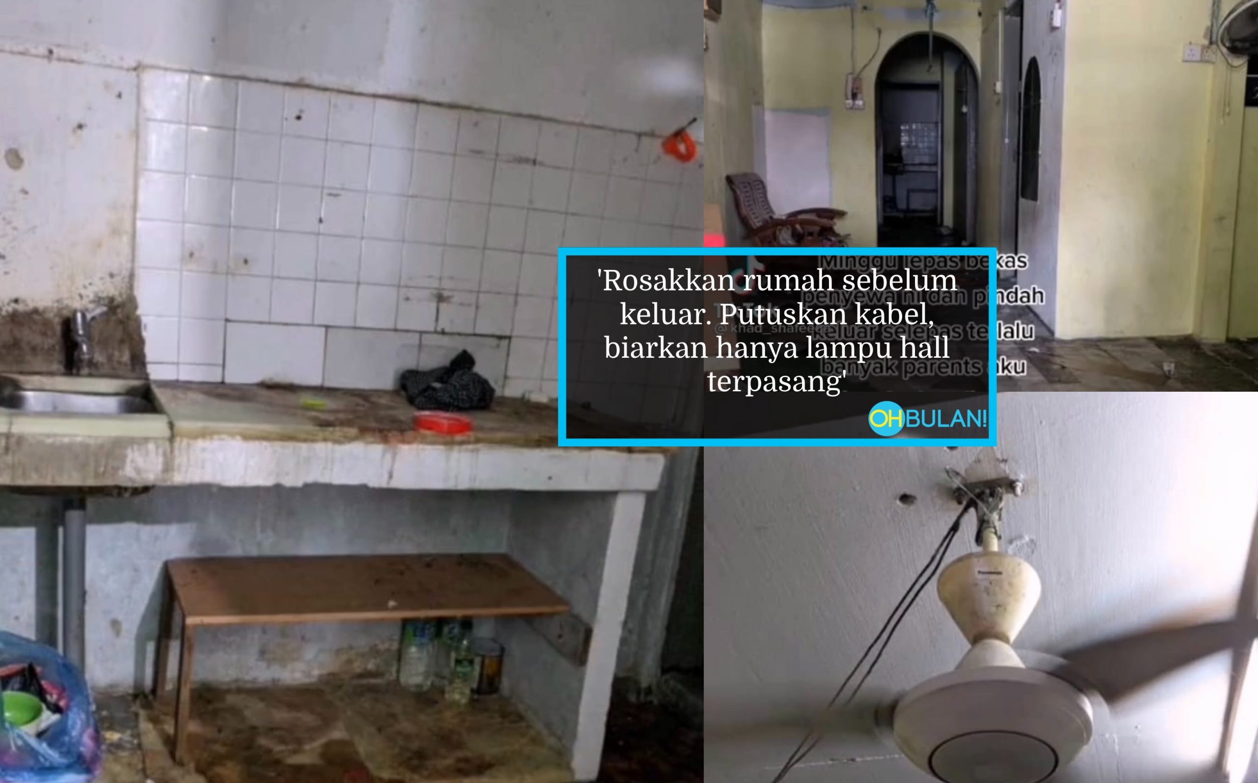 [VIDEO] Penyewa Dari ‘Neraka’ Sempat Rosakkan Rumah Sebelum Lari, Tak Setuju Harga Sewa Dinaikkan