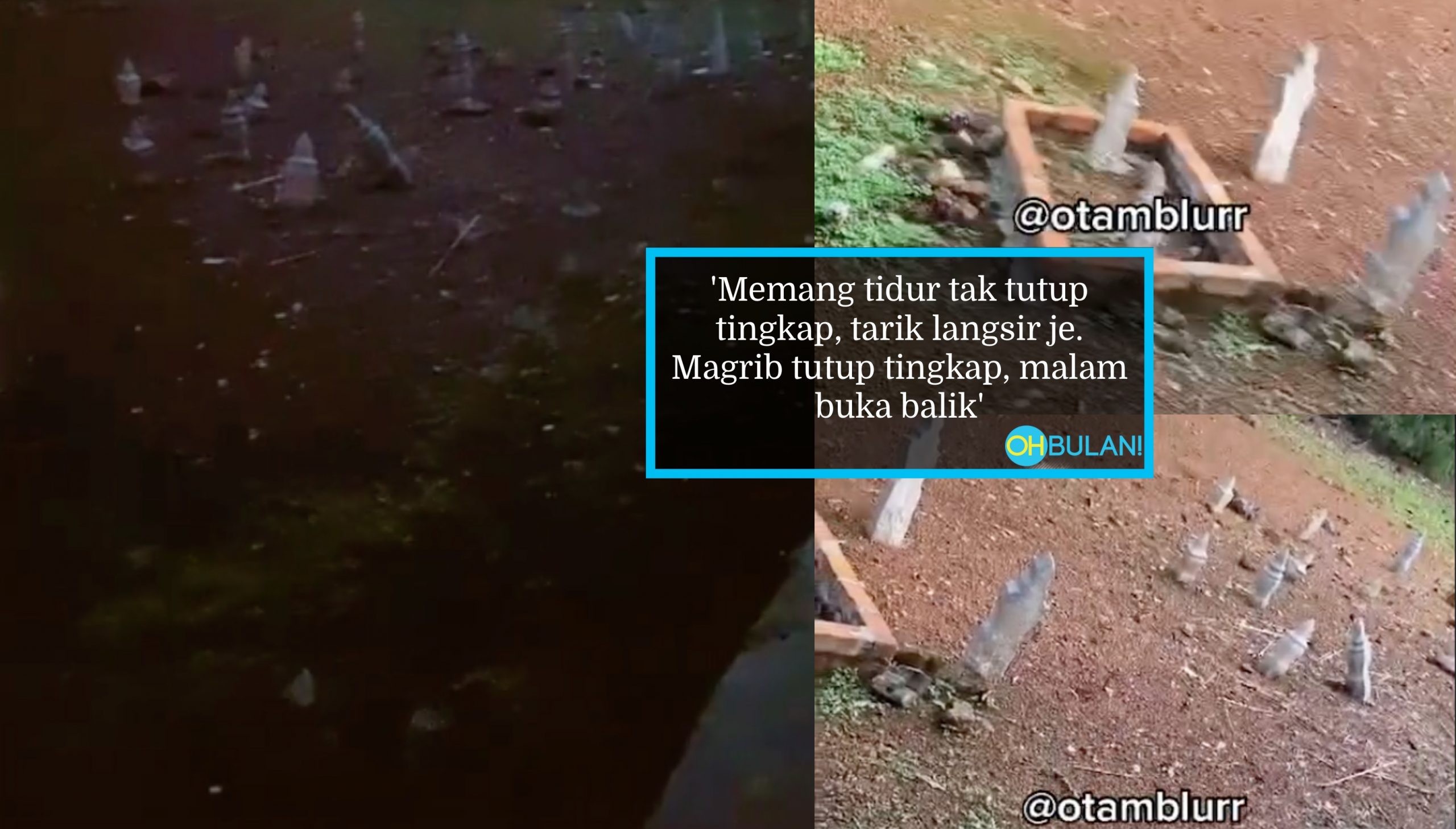 [VIDEO] Jadikan Batu Nisan Sebagai ‘Baby’, Lelaki Kongsi Pengalaman 50 Tahun Berumah Di Tepi Kubur