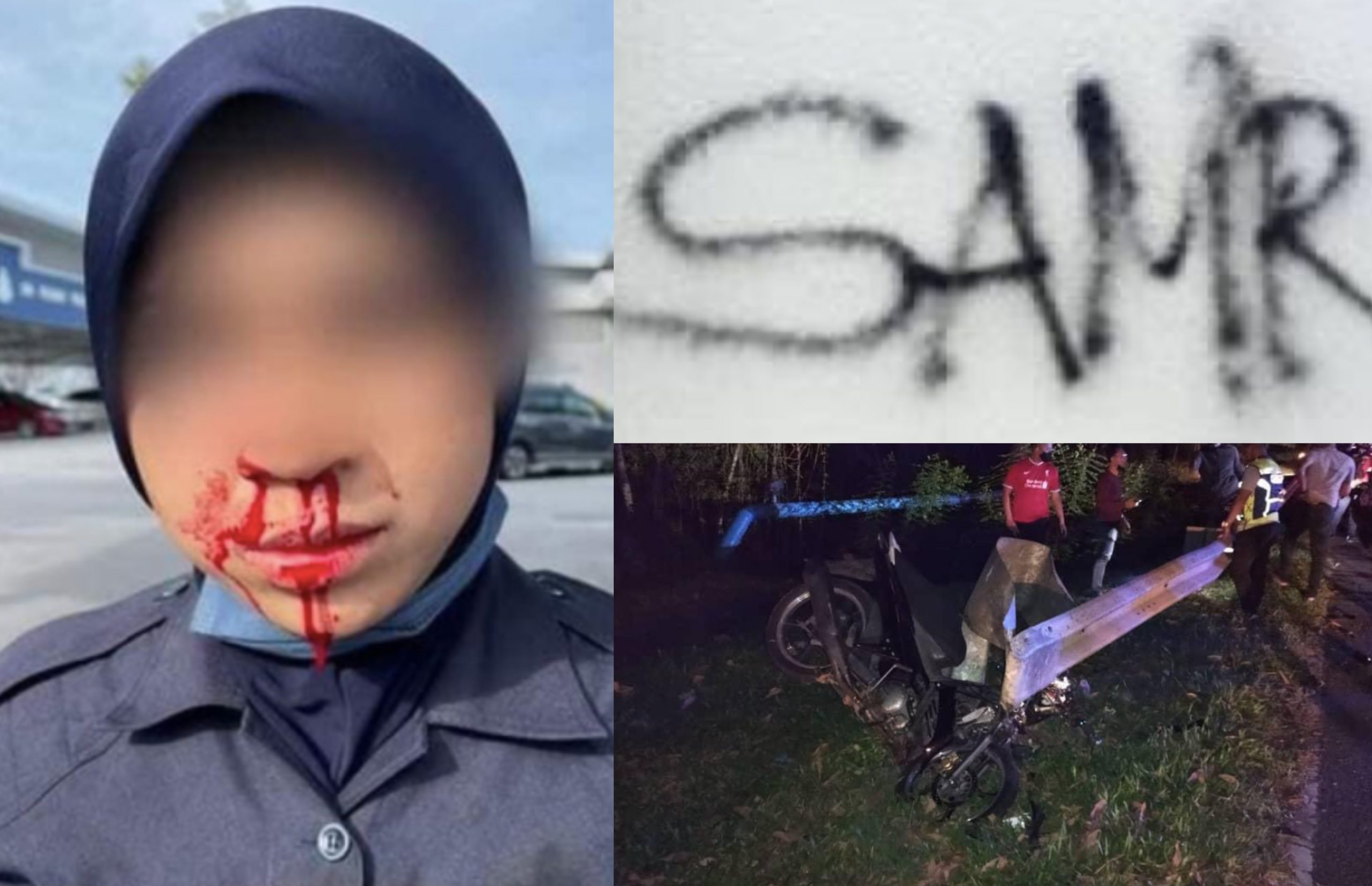 Conteng Dinding Istana, Tumbuk Polis Sampai Berdarah Hidung, Lelaki Maut Kemalangan Ketika Larikan Diri