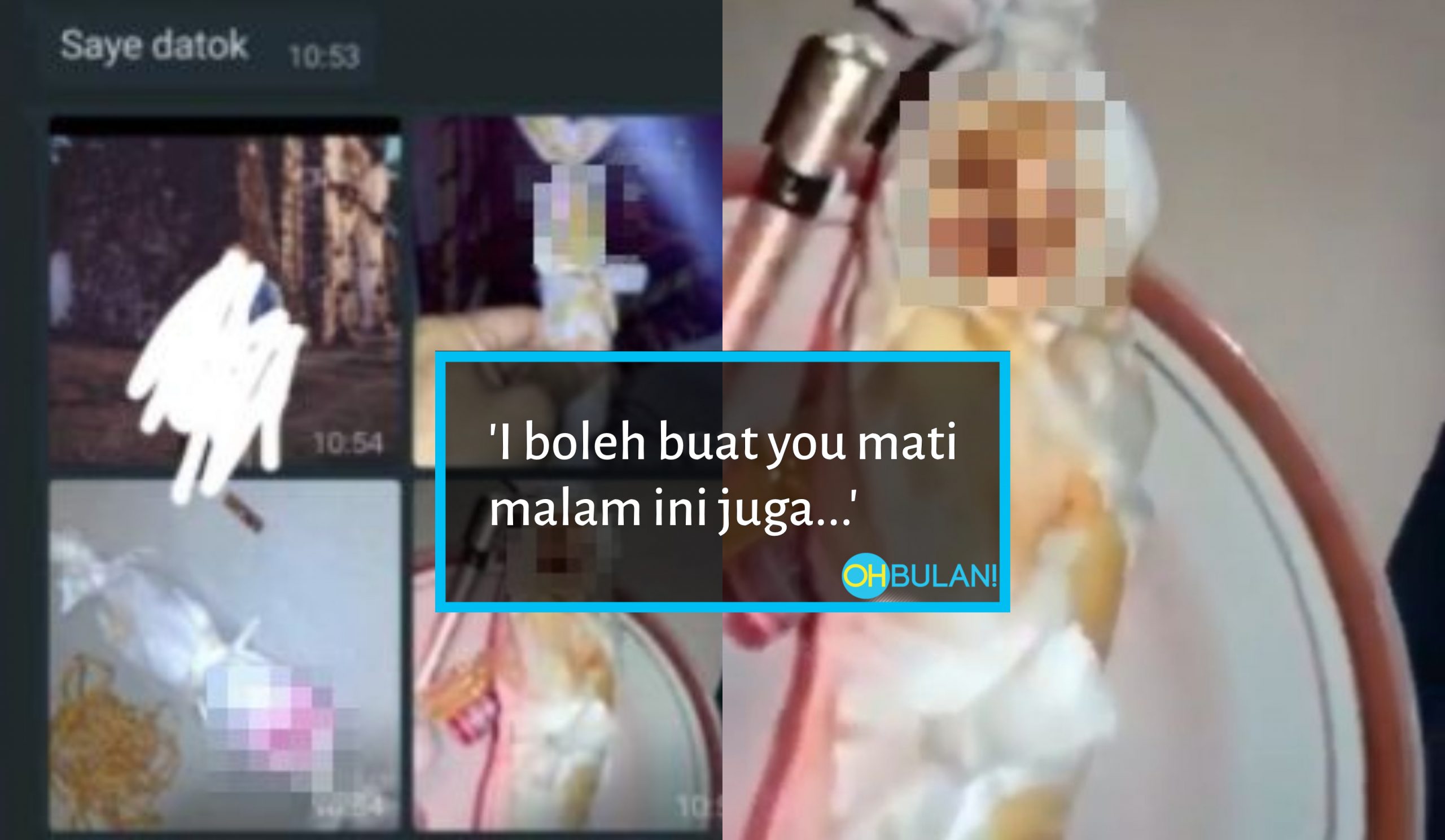 Ugut Pakai Whatsapp Nak Hantar ‘Santau’ Kalau Tak Bagi Duit