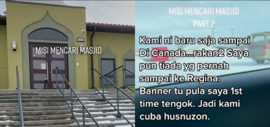 Jumpa Masjid Besar Di Kanada, Wanita Malaysia Ini Berhenti Nak Solat Tapi Mula Rasa Pelik Bila Nampak Wajah….