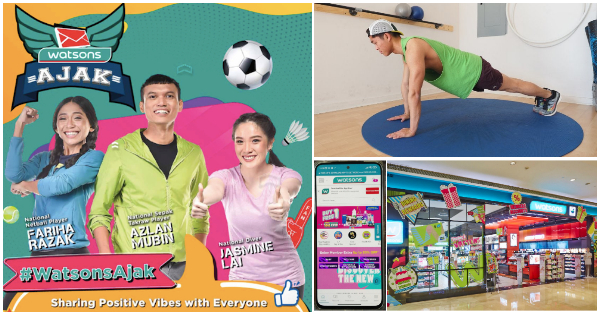 Atlet Negara Kongsi Tips & Tricks Bersama Watsons Untuk Kekal Positif & Cergas Sepanjang Tempoh PKP!