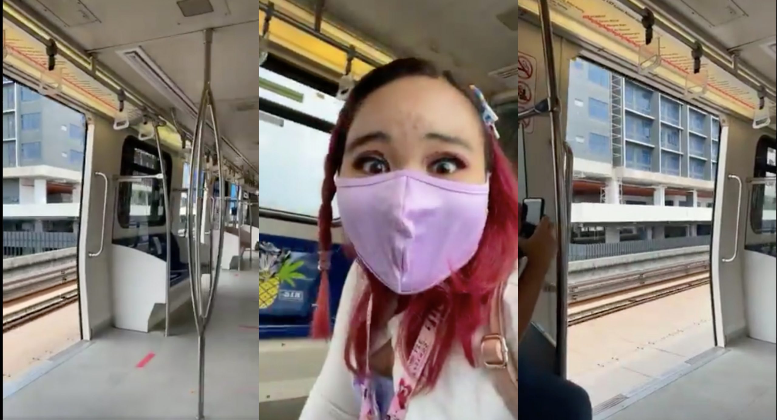 [VIDEO] Macam Dalam Filem! Penumpang ‘Cuak’ Pintu Terbuka Masa Tren LRT Bergerak