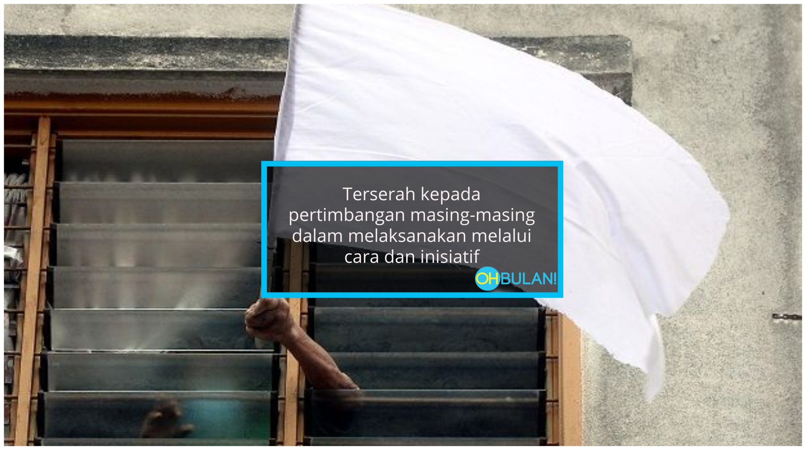 Mufti WP Beri Penjelasan Hukum Kibar Bendera Putih Minta Bantuan