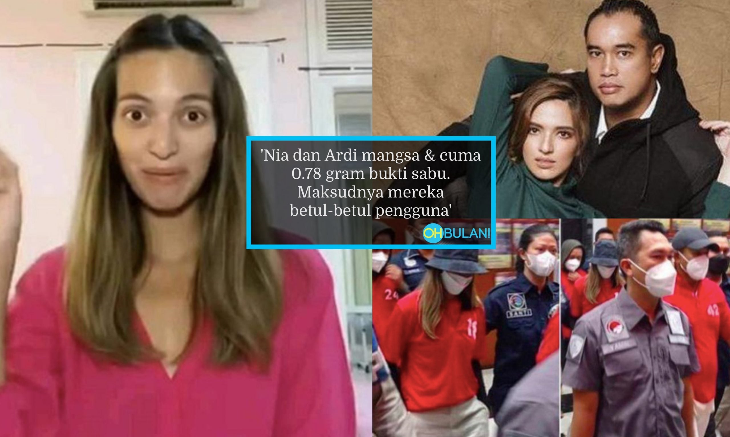 ‘Mereka Mangsa, Cuma 0.78g Bukti Syabu’ – Nia Ramadhani & Suami Menyesal, Mohon Maaf Kepada Rakyat Indonesia