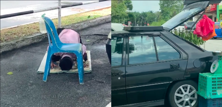 Tunai Solat Tepi Jalan Ketika Meniaga Petai. Ajak Shiro Minta Netizen ‘Support’ Bisnes Pakcik Ini
