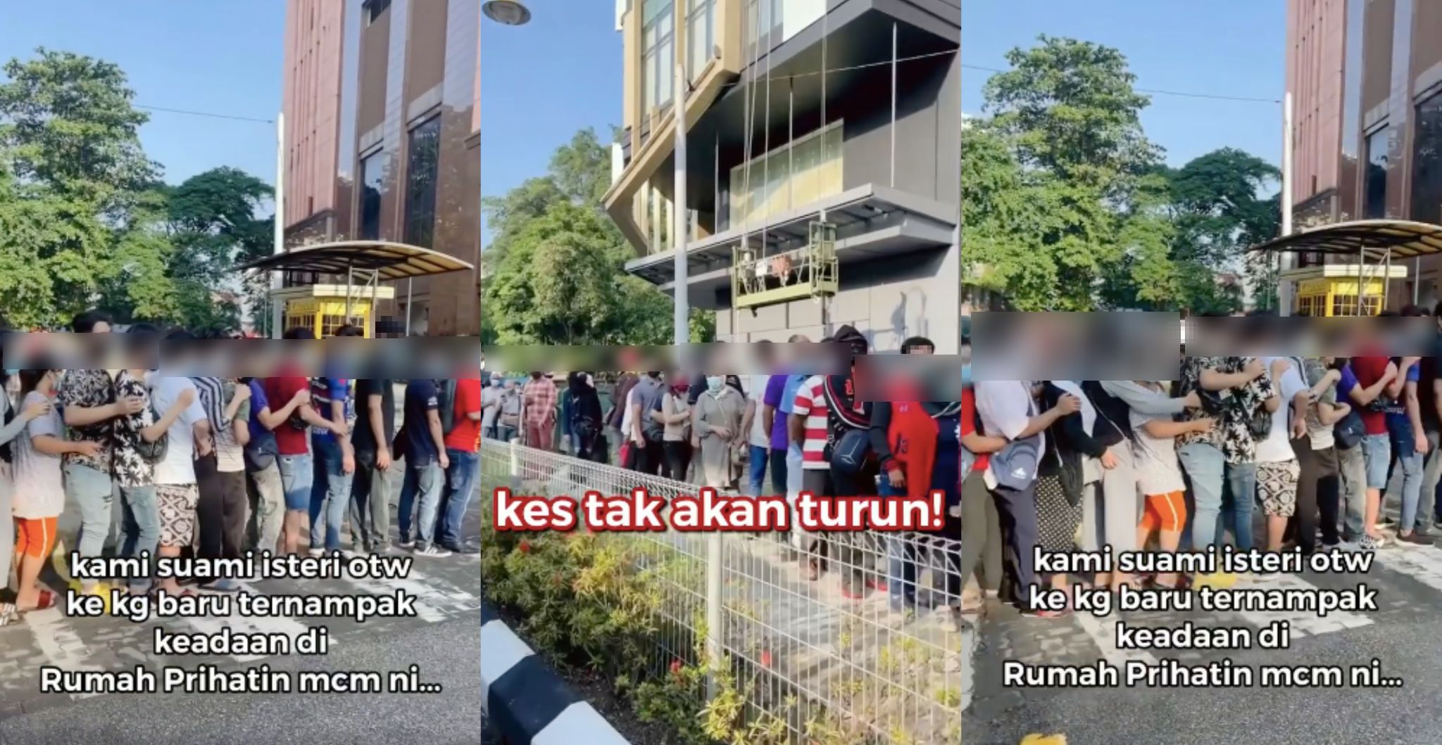 [VIDEO] Siap ‘Berpeluk’, Pegang Tangan Tunggu Nak Cucuk Vaksin