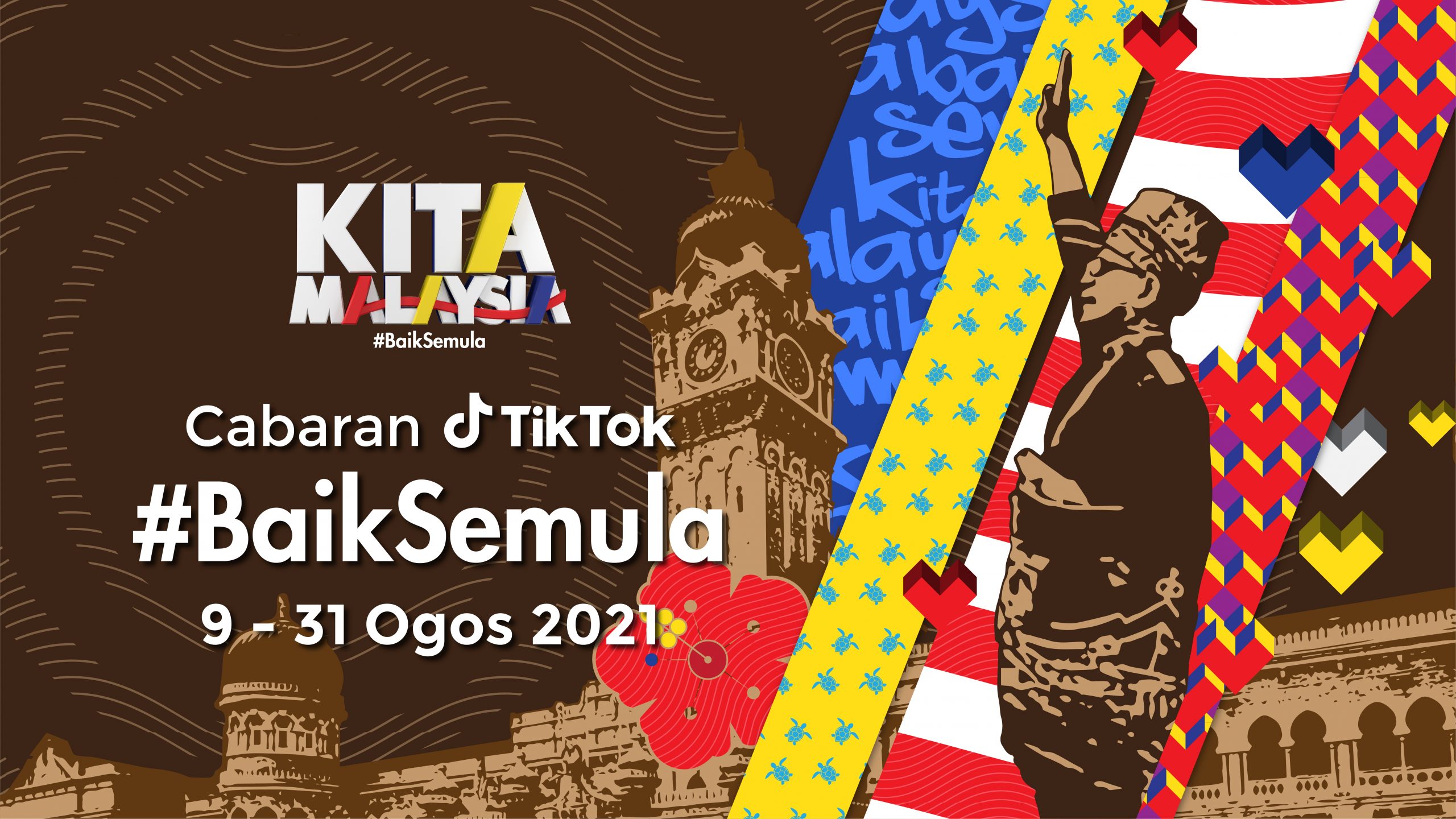 Masa Untuk Serlah Kreativiti! Sertai Cabaran #BaikSemula Di Tiktok Sempena Hari Kebangsaan
