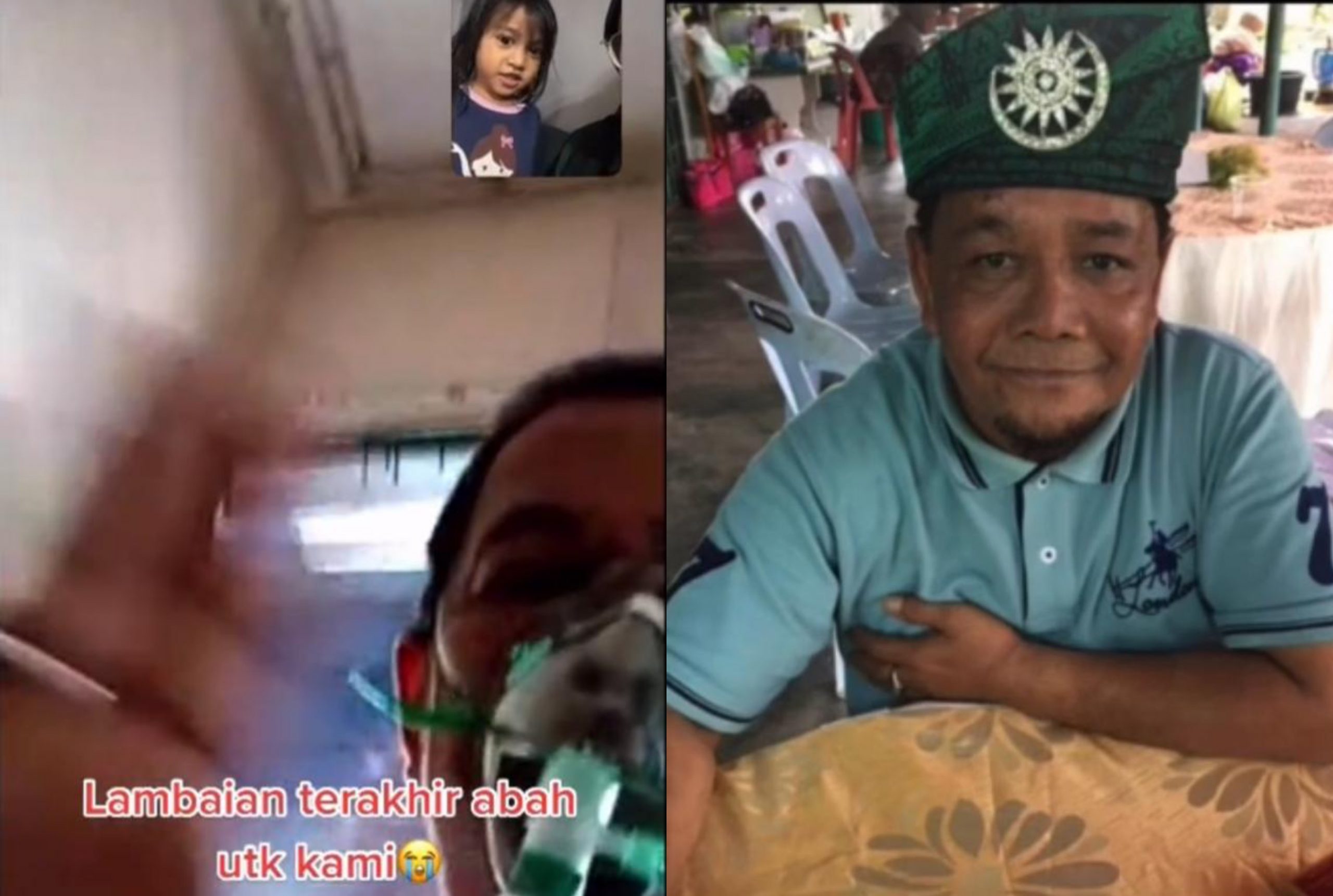 ‘Abah..Abah Kena Kuat’ – Menangis Video Call Bapa, Hasrat Terakhir Arwah Minta Anak Ajar Mengucap Tertunai