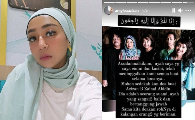 Bapa Amylea Azizan Meninggal Dunia – ‘Saya Telah Kehilangan Dia Selama-Lamanya’