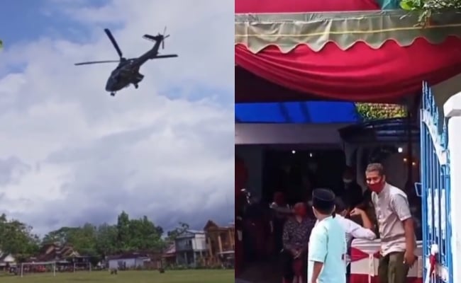 Bukan Pergi Kenduri Bekas Kekasih, Helikopter Sedang Jalani Latihan
