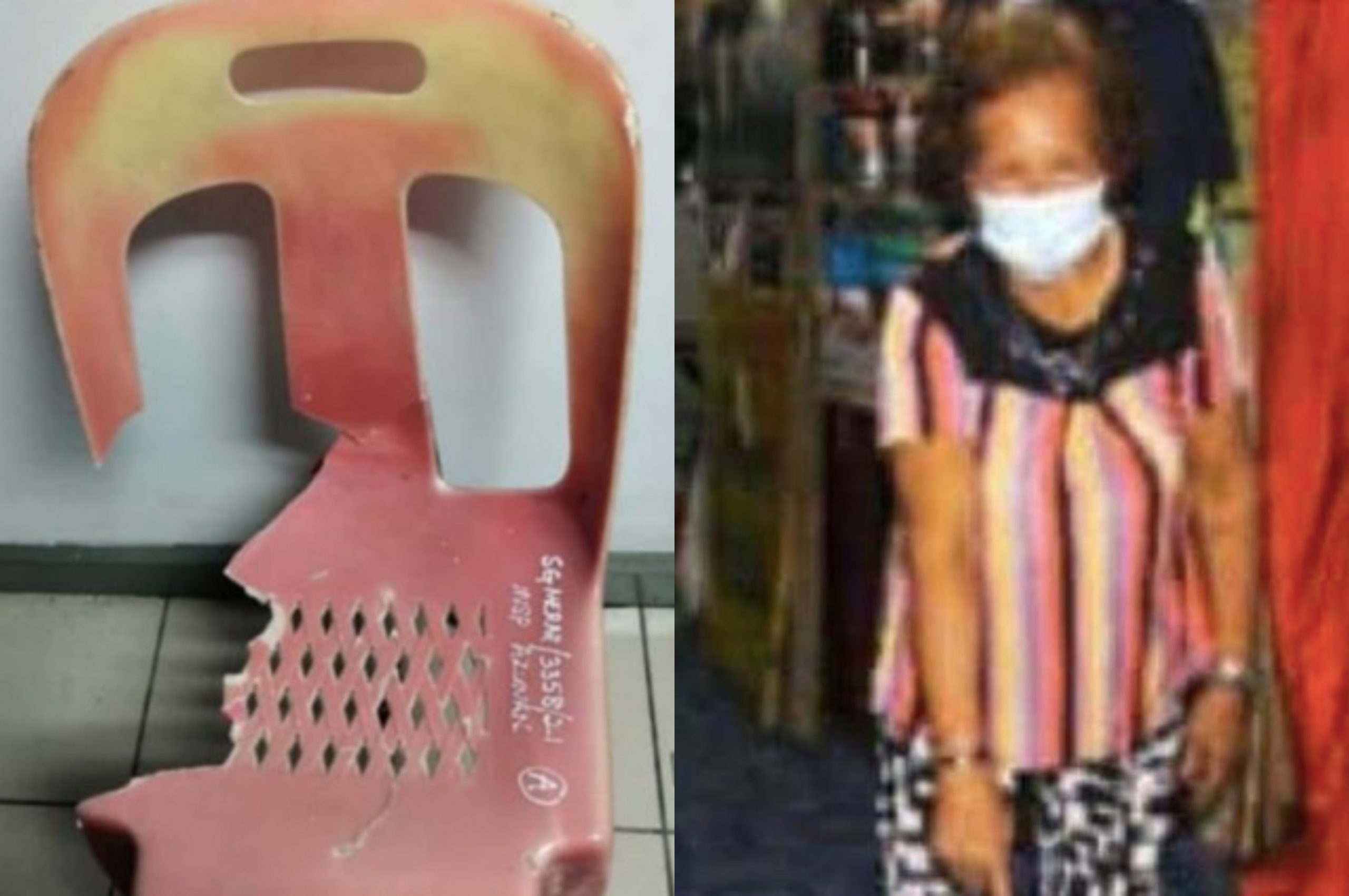 Berang Motosikal Kena Tarik, Anak Tergamak Belasah Ibu Guna Kerusi Plastik