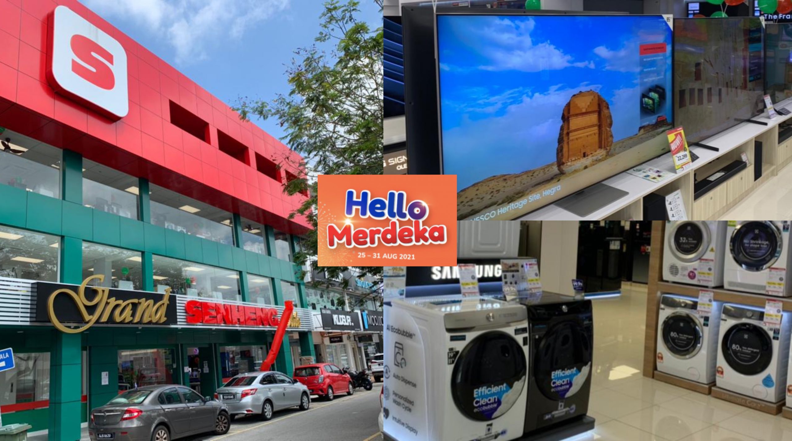 Senheng Hello Merdeka Sale Tawar Instant Saving Sehingga RM2,000 & Pulangan Berganda S-Coin, Syoknya!