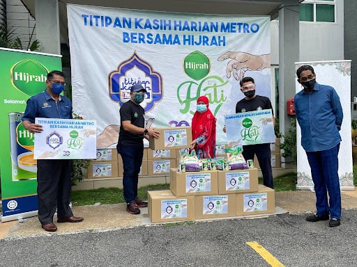 Jenama Susu Hijrah Derma 500 Kotak Rezeki & 50 Set Katil Hospital