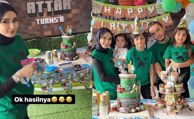 Penampilan Wawa Zainal Masa Birthday Attar Curi Perhatian, Peminat Dakwa Nampak Baby Bump