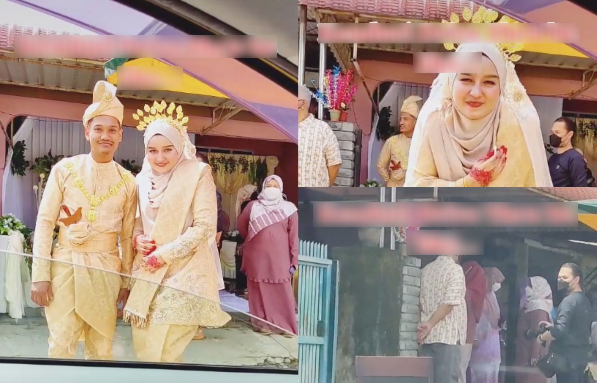 [VIDEO] ‘Tak Sampai 5 Minit Balik!’ – Majlis Kahwin ‘Drive Thru’ Curi Tumpuan, Tetamu Stop Ambil Makanan & Doorgift Je
