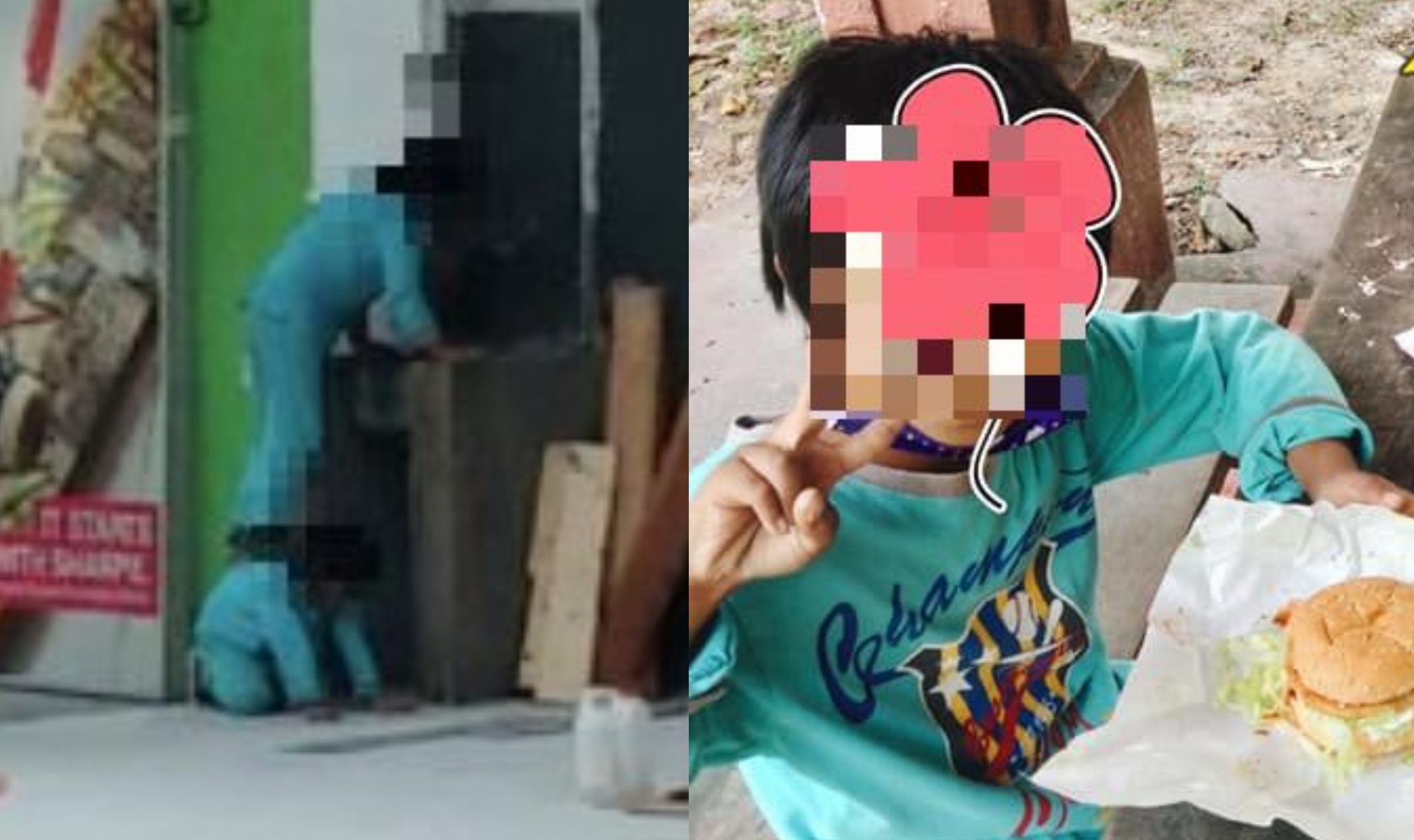 ‘Adik Jadi Tangga, Abang Panjat Belakang Nak Minum Air Paip….’