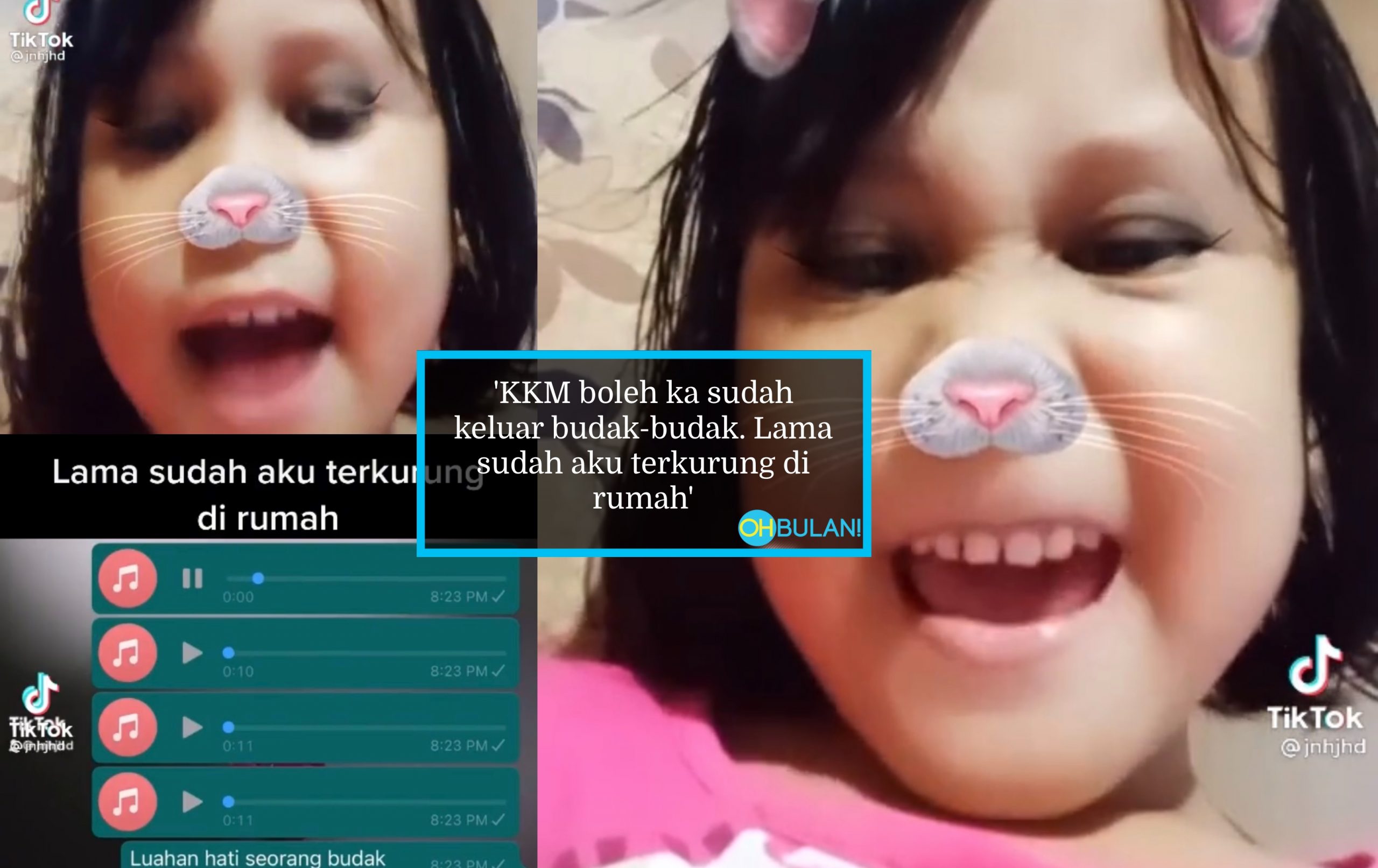 Lama Terkurung Di Rumah, Celoteh Si Kecil ‘Mengadu’ Pada KKM Bikin Terhibur – ‘Aku Mau Pergi Pantai, Boleh Ka?’